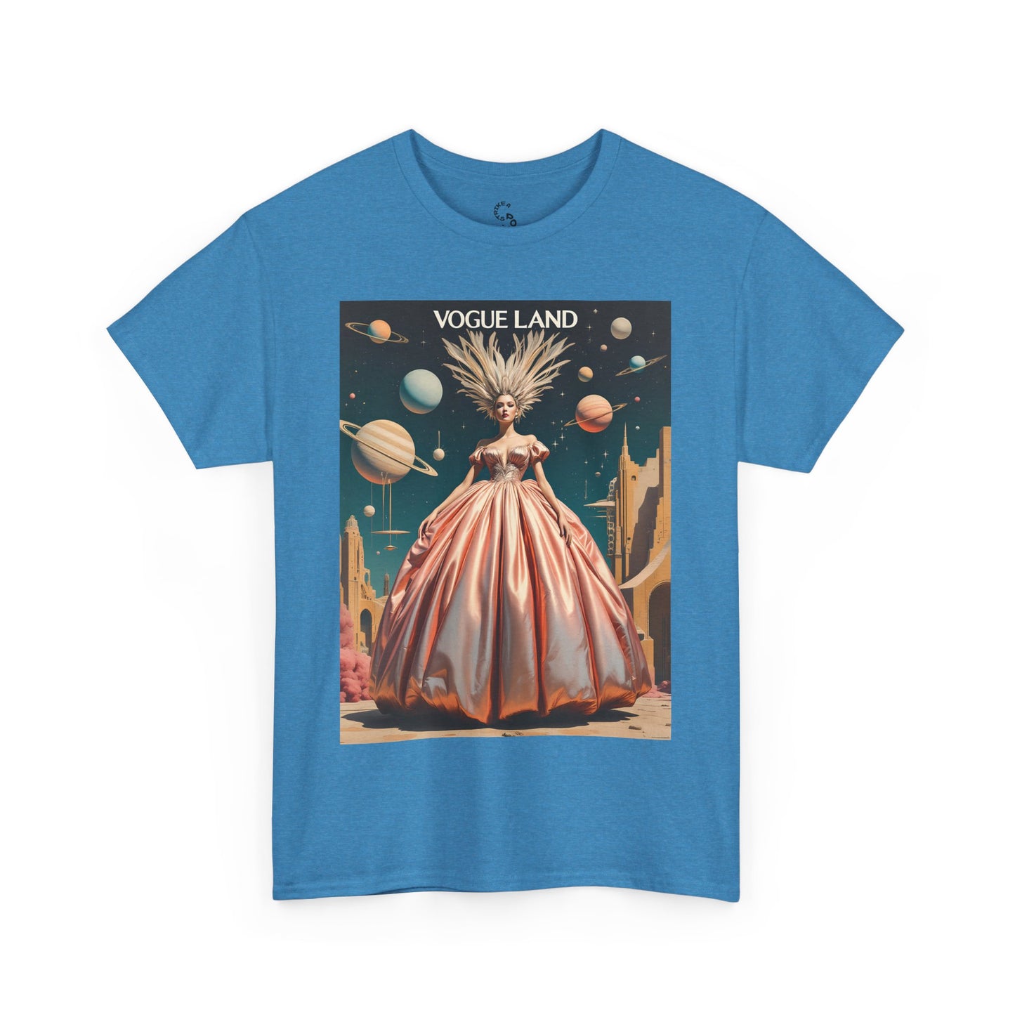 Vogue Land Unisex Heavy Cotton Tee - Colorful Graphic Shirt