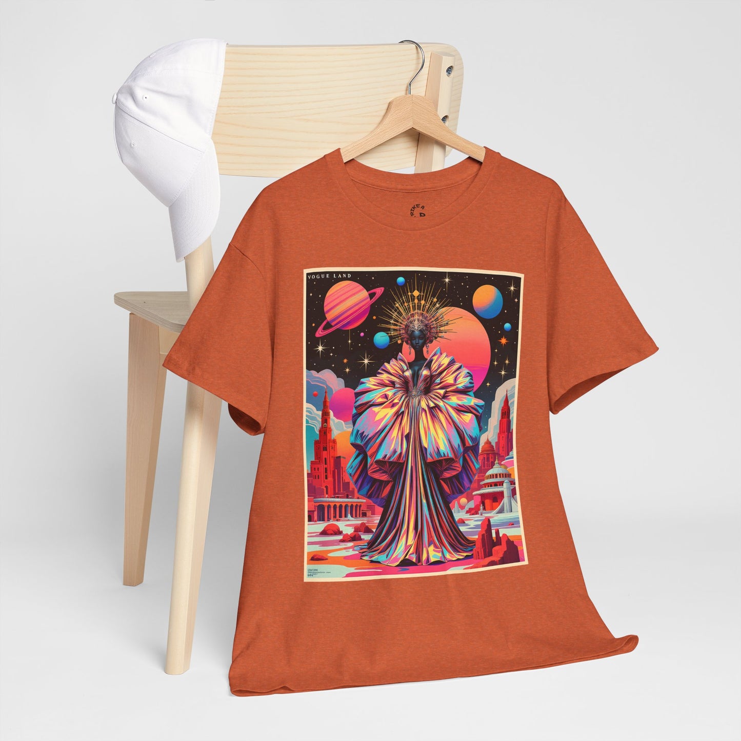 Vogue Land Unisex Heavy Cotton Tee - Colorful Graphic Shirt