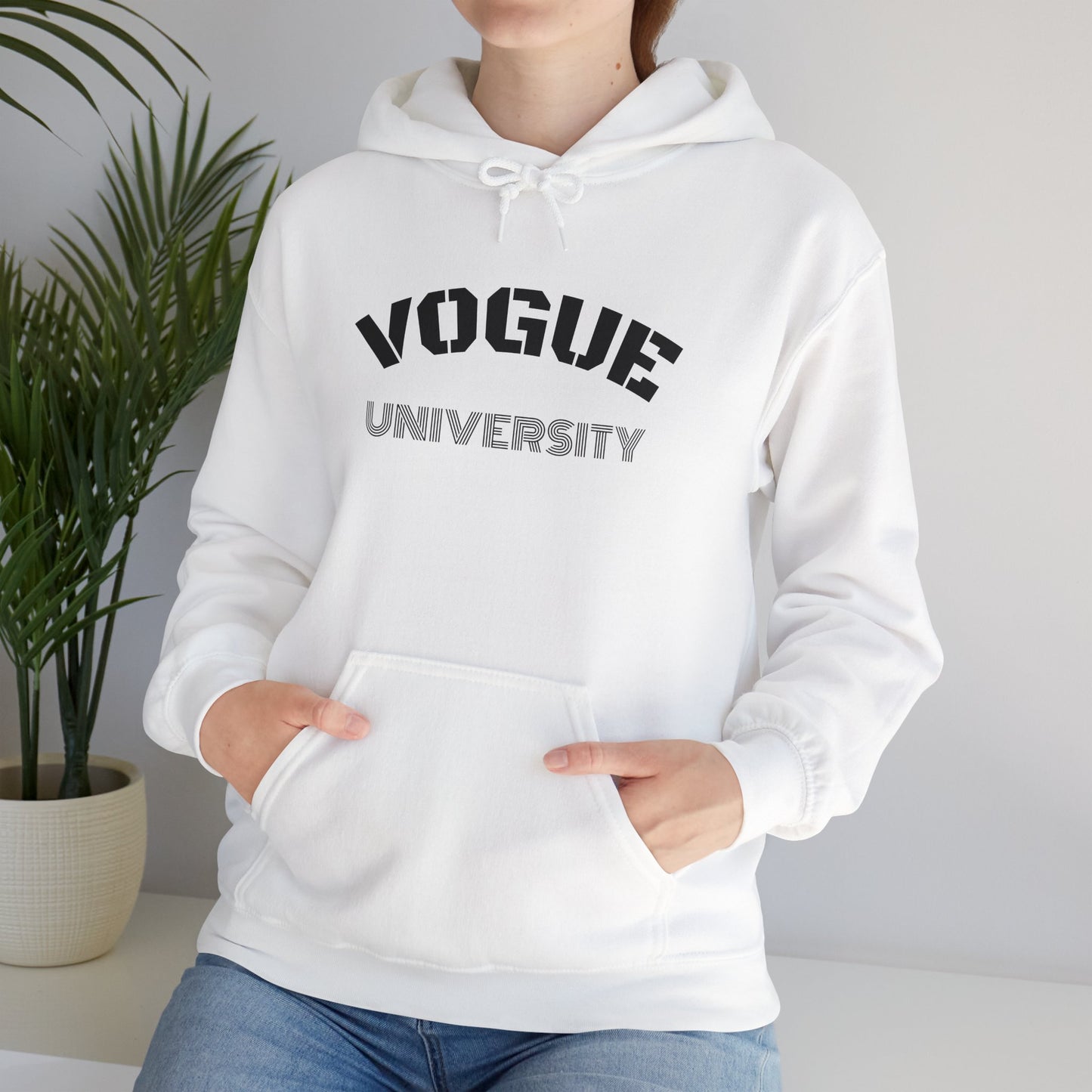 Vogue University Hooded Sweatshirt - Stylish Unisex Heavy Blend™ Hoodie