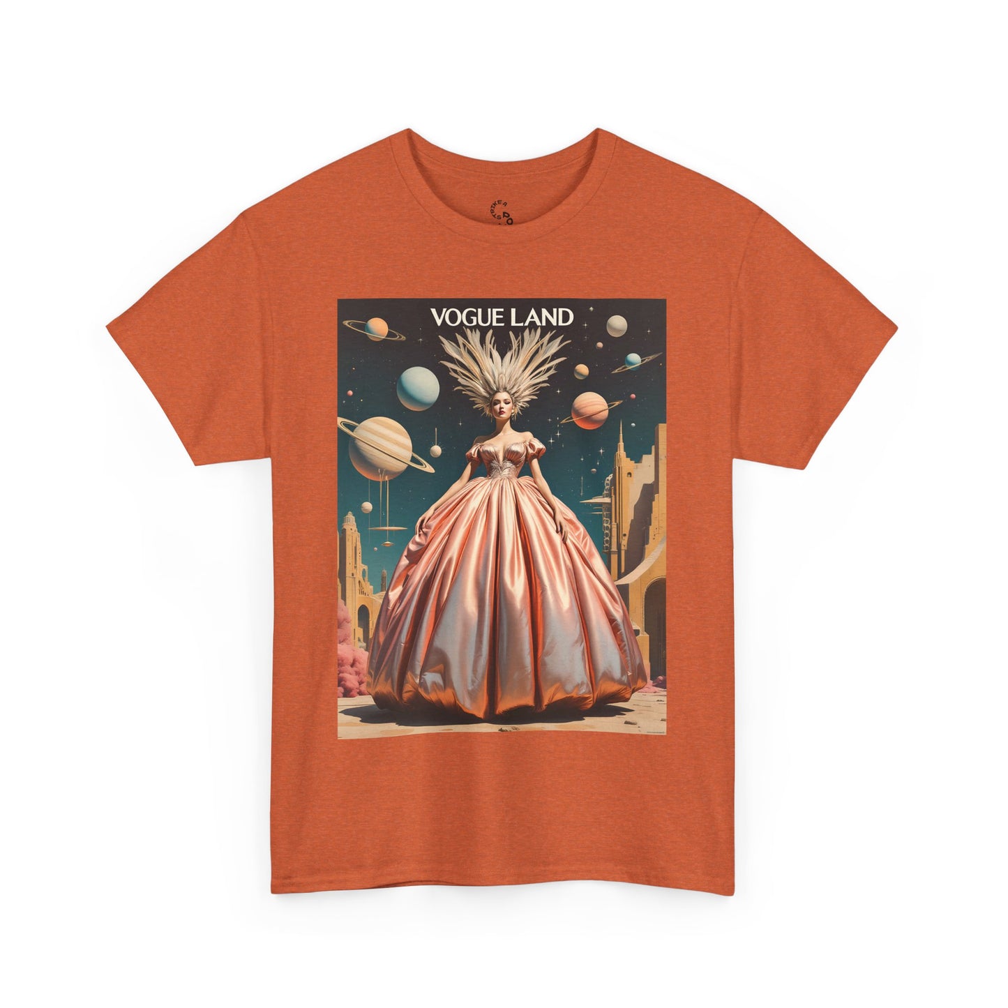 Vogue Land Unisex Heavy Cotton Tee - Colorful Graphic Shirt