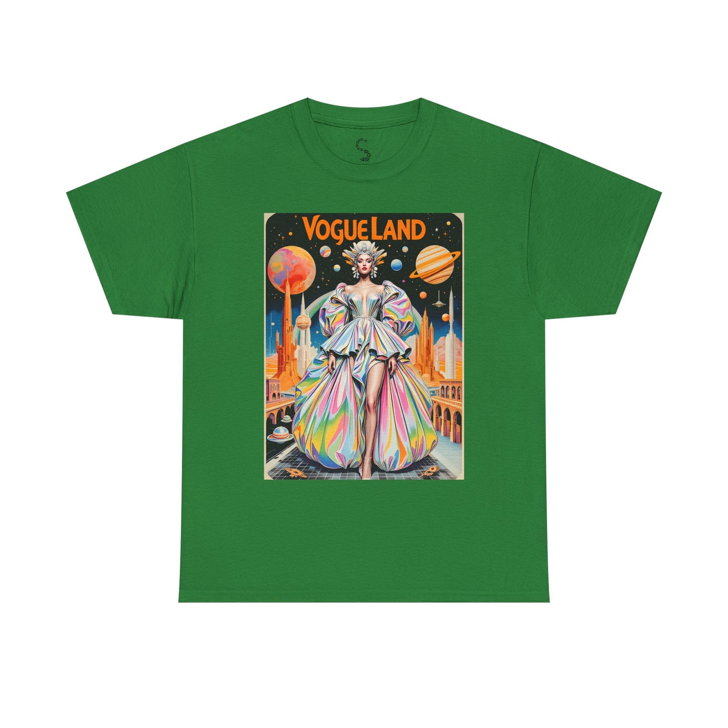 Vogue Land Unisex Heavy Cotton Tee - Colorful Graphic Shirt