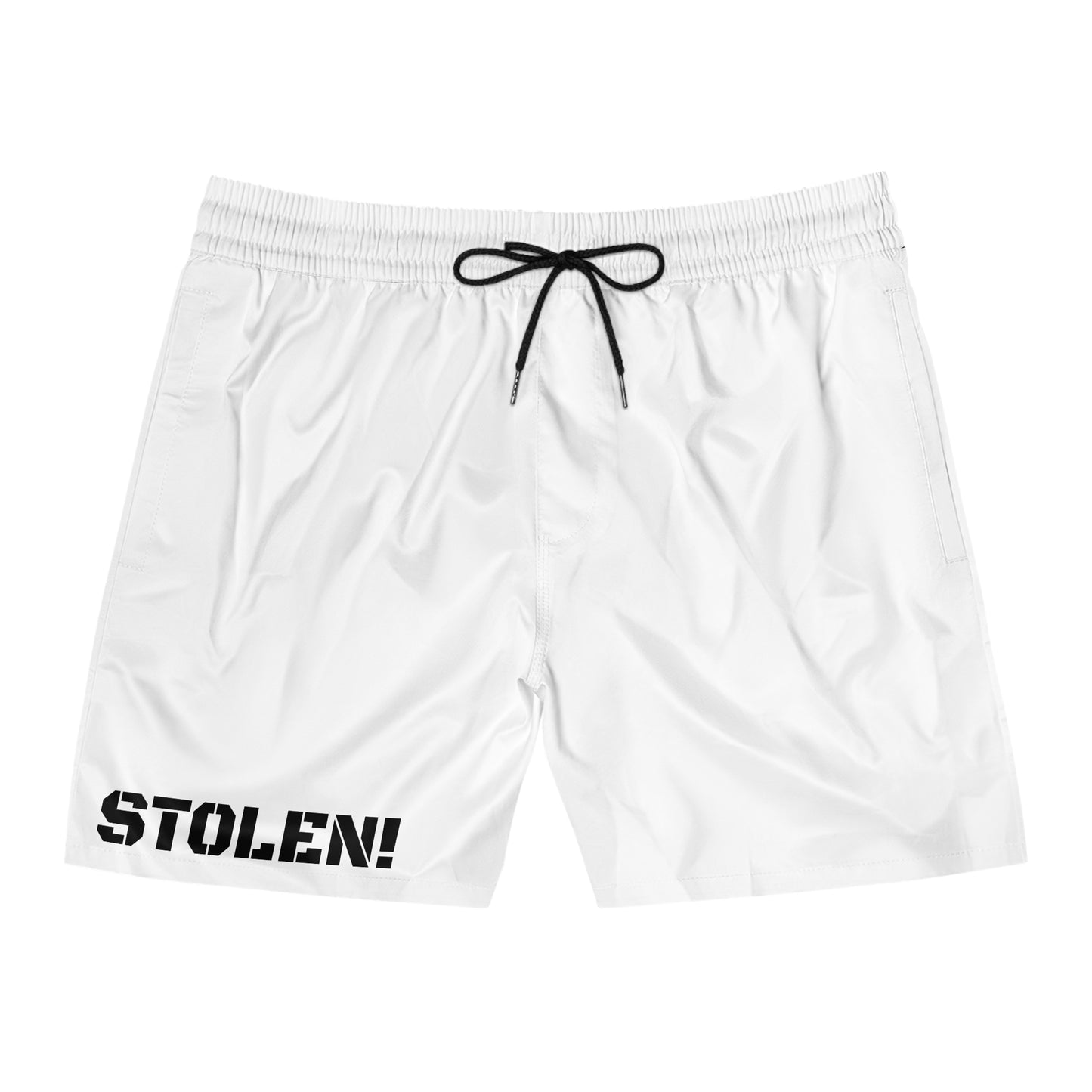 STOLEN! Men's Mid-Length Swim Shorts (AOP)