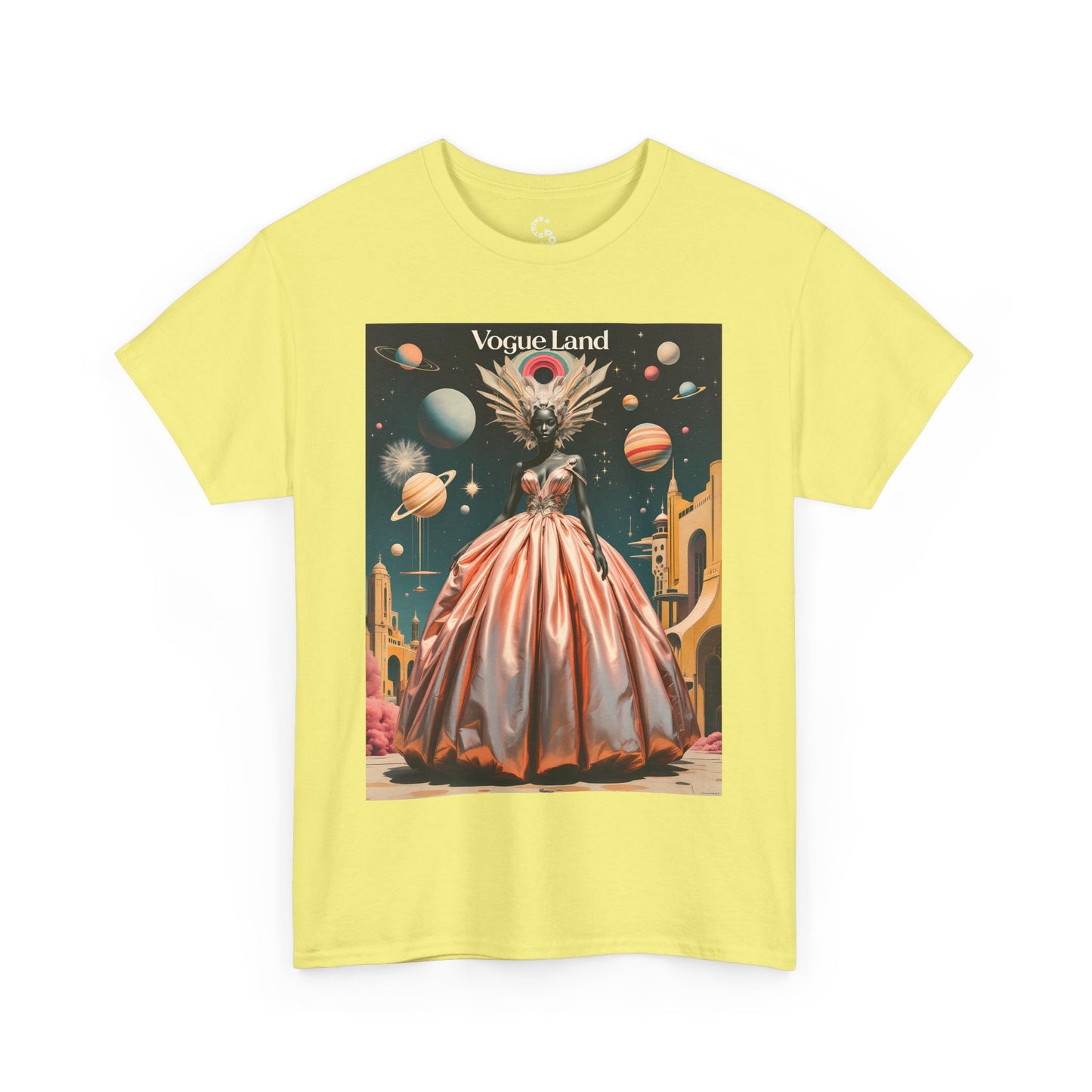 Vogue Land Unisex Heavy Cotton Tee - Colorful Graphic Shirt