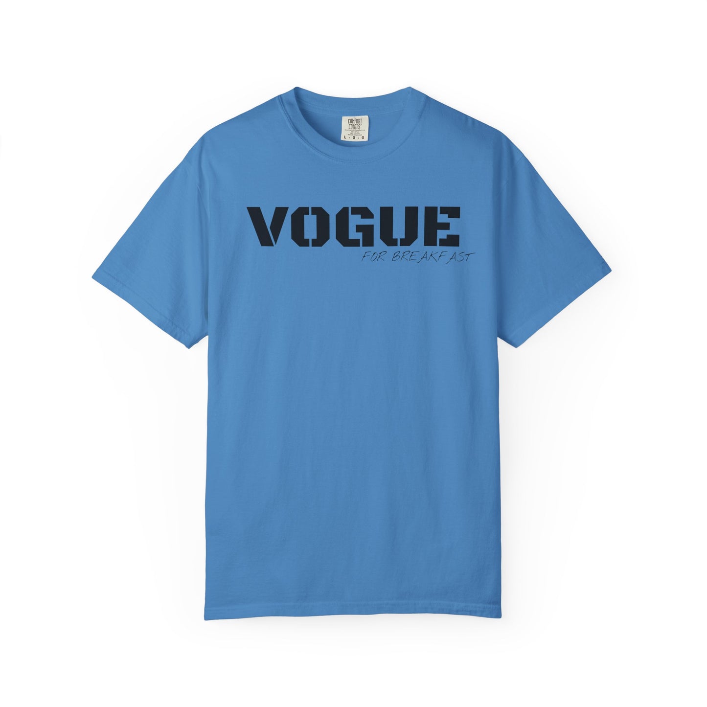VOGUE For Breakfast Unisex Garment-Dyed T-shirt