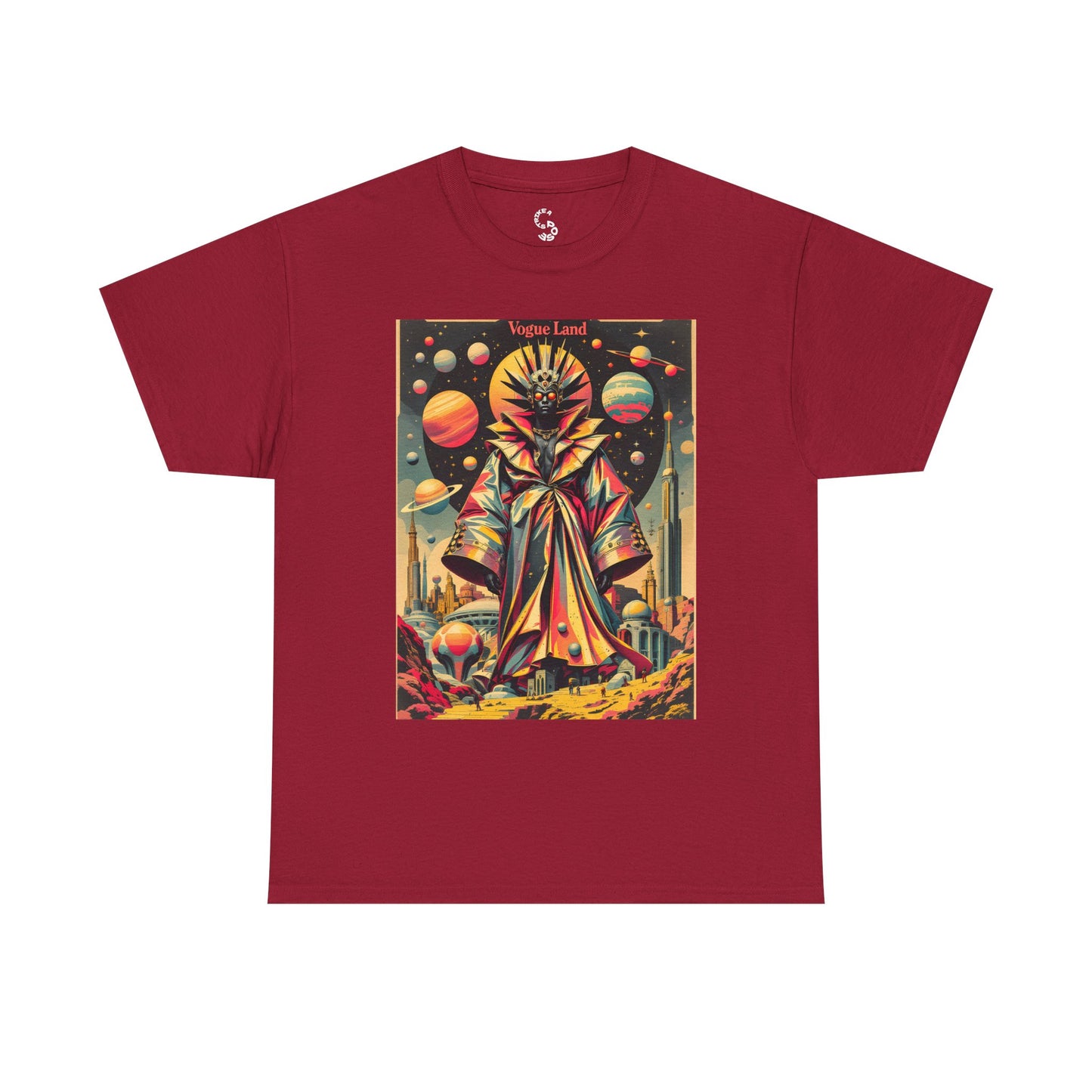 Vogue Land Unisex Heavy Cotton Tee - Colorful Graphic Shirt