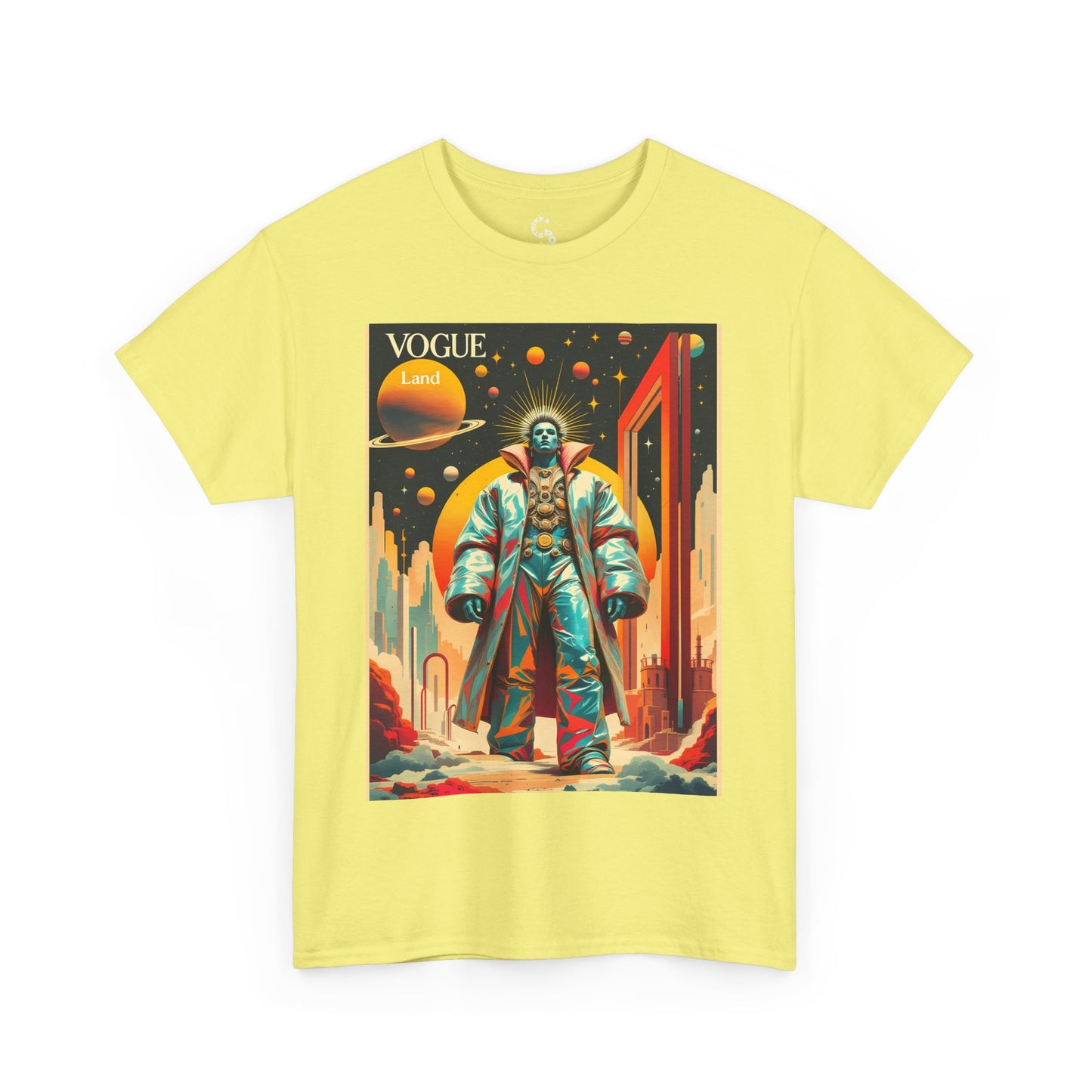 Vogue Land Unisex Heavy Cotton Tee - Colorful Graphic Shirt