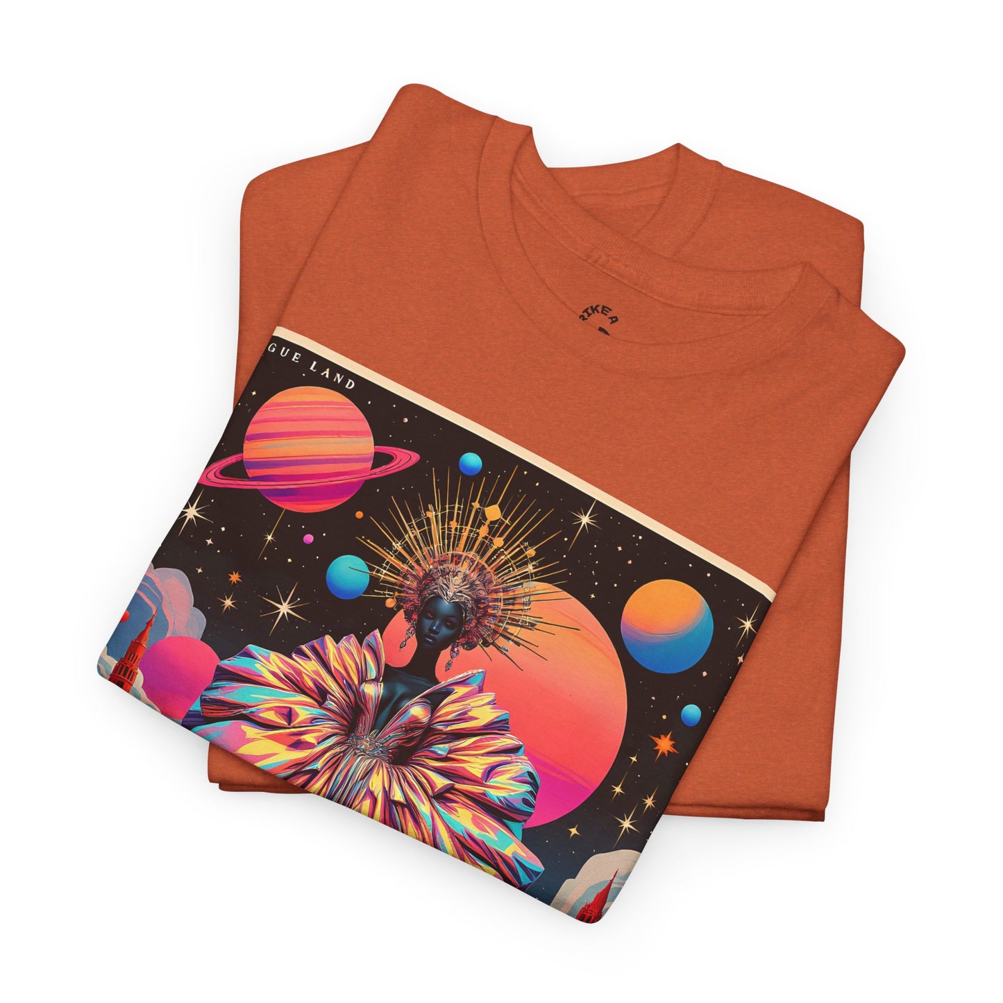 Vogue Land Unisex Heavy Cotton Tee - Colorful Graphic Shirt
