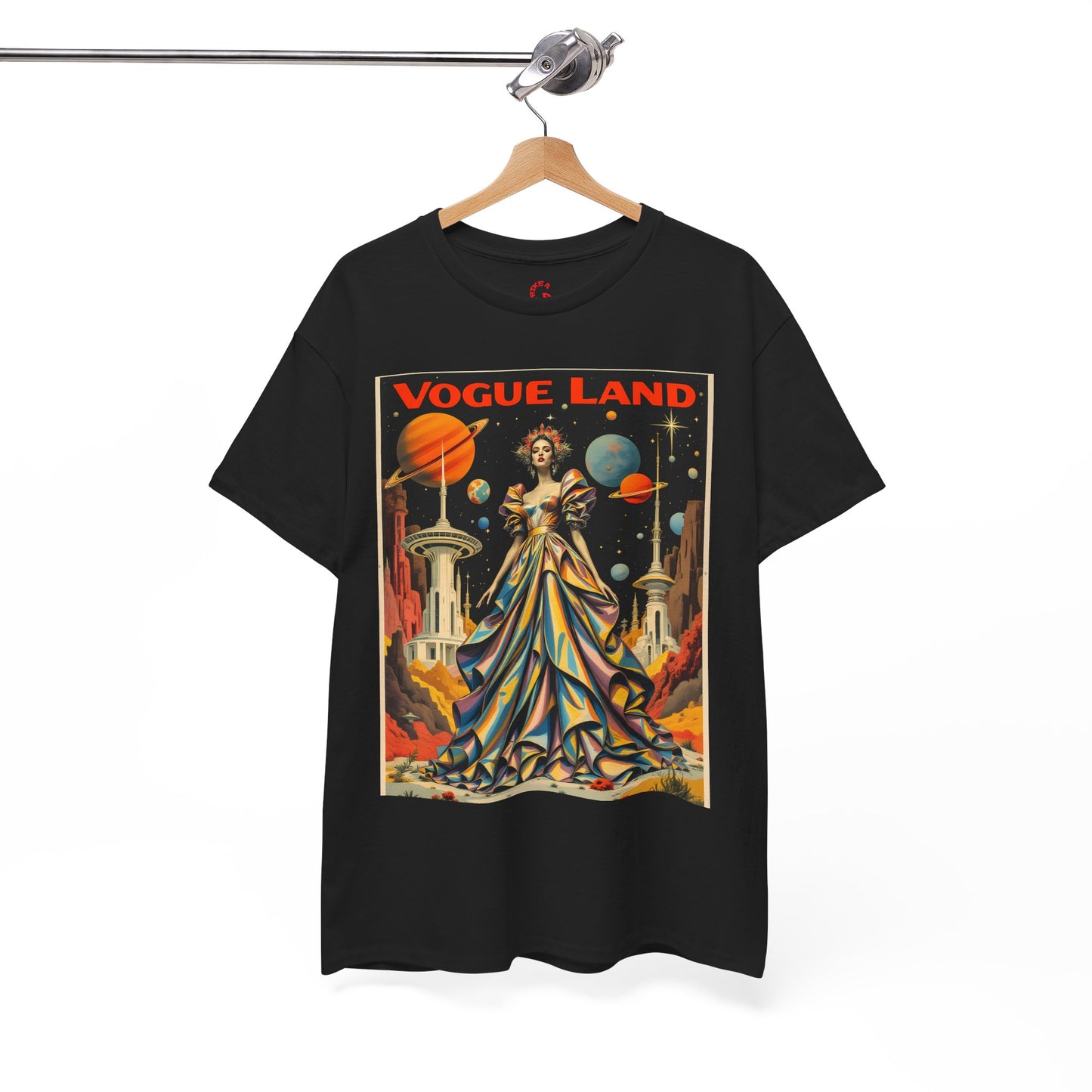 Vogue Land Unisex Heavy Cotton Tee - Colorful Graphic Shirt