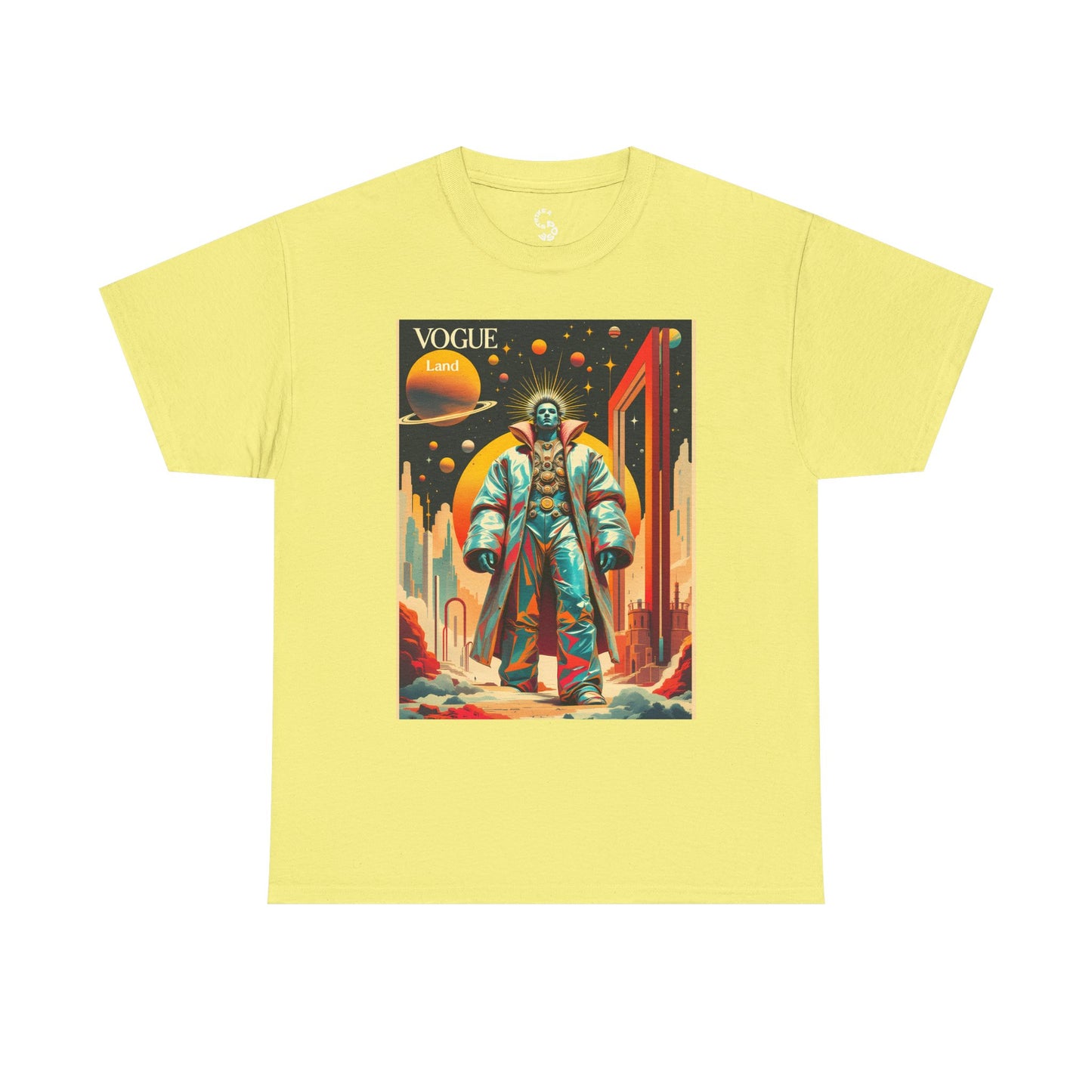 Vogue Land Unisex Heavy Cotton Tee - Colorful Graphic Shirt