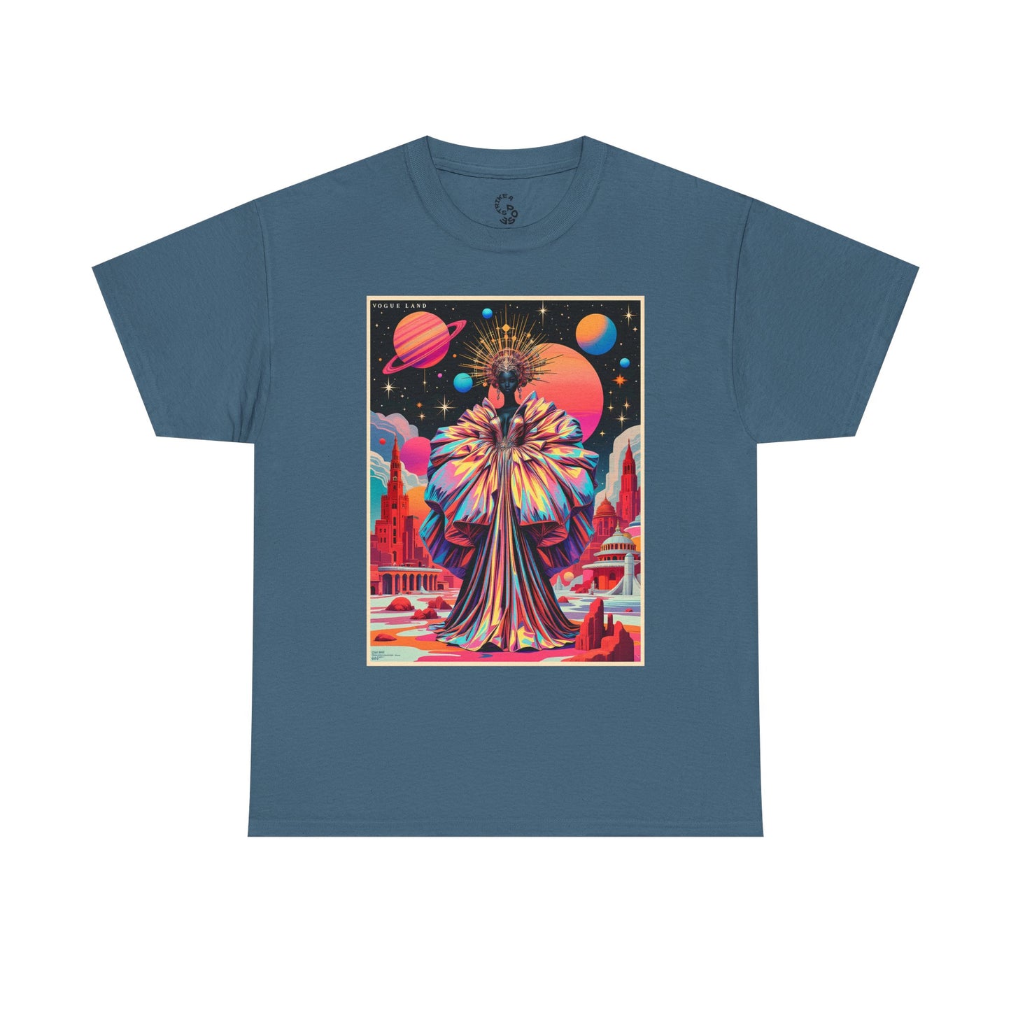 Vogue Land Unisex Heavy Cotton Tee - Colorful Graphic Shirt