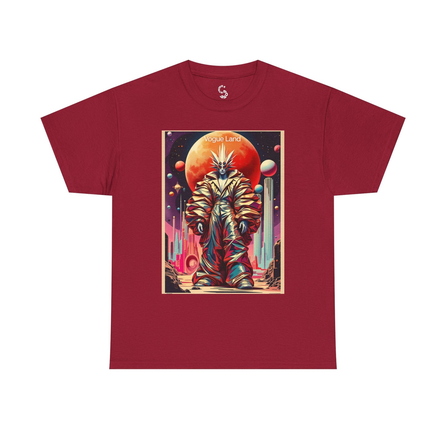 Vogue Land Unisex Heavy Cotton Tee - Colorful Graphic Shirt