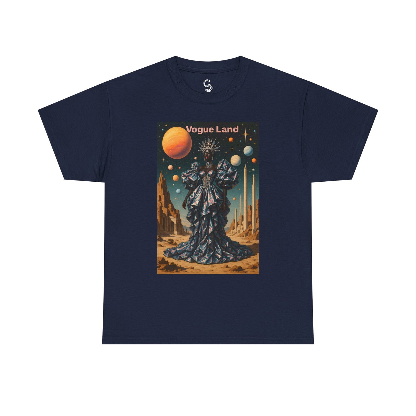 Vogue Land Unisex Heavy Cotton Tee - Colorful Graphic Shirt