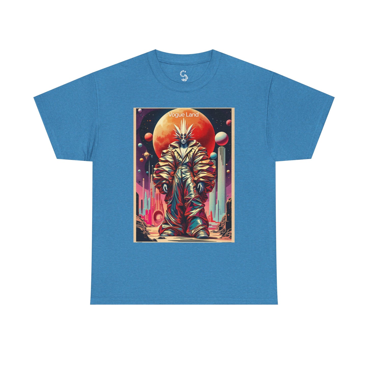 Vogue Land Unisex Heavy Cotton Tee - Colorful Graphic Shirt