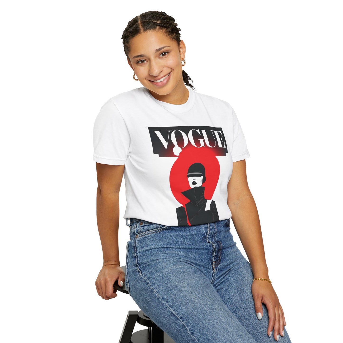 Vogue Strike A Pose-Unisex Garment-Dyed T-Shirt - Strike a Pose!