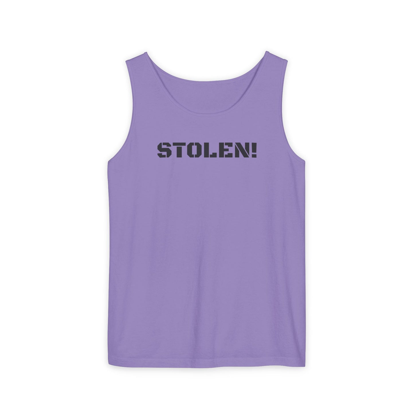 STOLEN! Unisex Garment-Dyed Tank Top - Casual Summer Style
