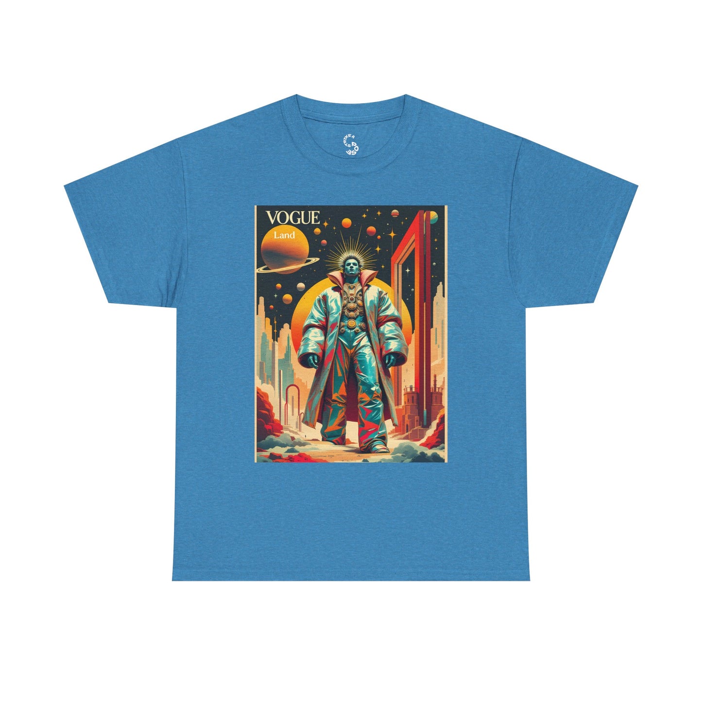 Vogue Land Unisex Heavy Cotton Tee - Colorful Graphic Shirt