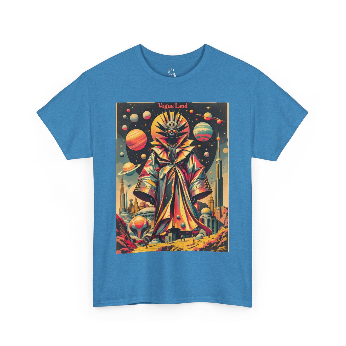 Vogue Land Unisex Heavy Cotton Tee - Colorful Graphic Shirt