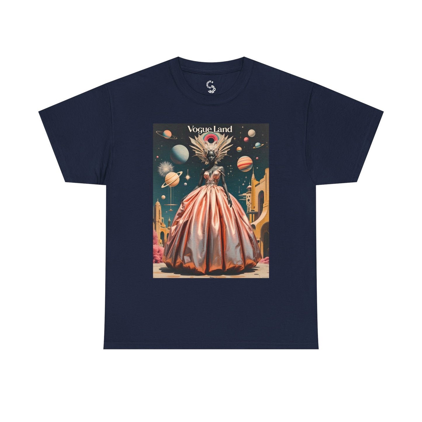 Vogue Land Unisex Heavy Cotton Tee - Colorful Graphic Shirt