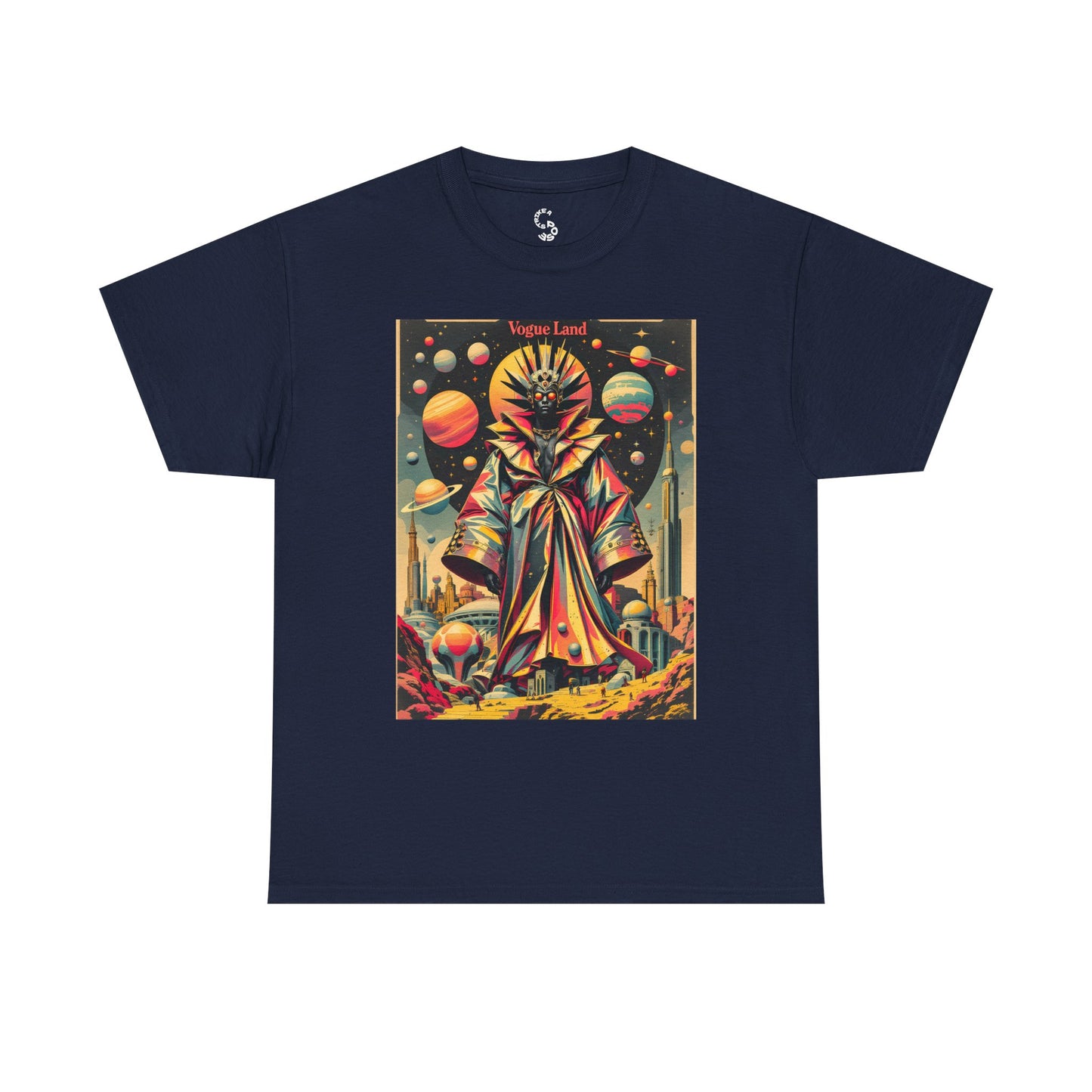 Vogue Land Unisex Heavy Cotton Tee - Colorful Graphic Shirt