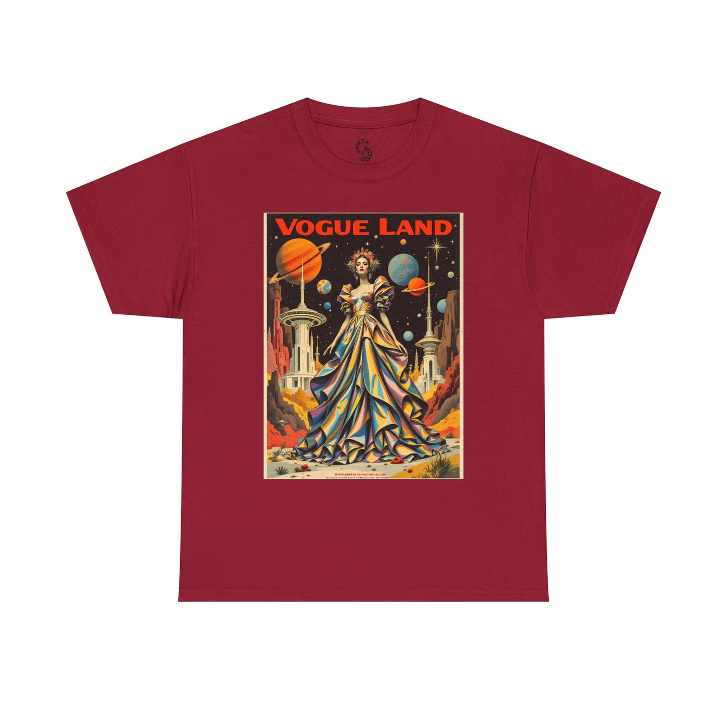 Vogue Land Unisex Heavy Cotton Tee - Colorful Graphic Shirt