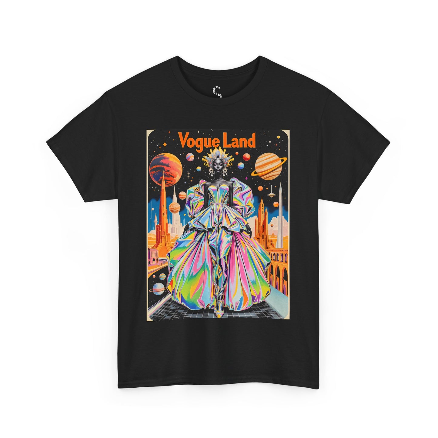 Vogue Land Unisex Heavy Cotton Tee - Colorful Graphic Shirt