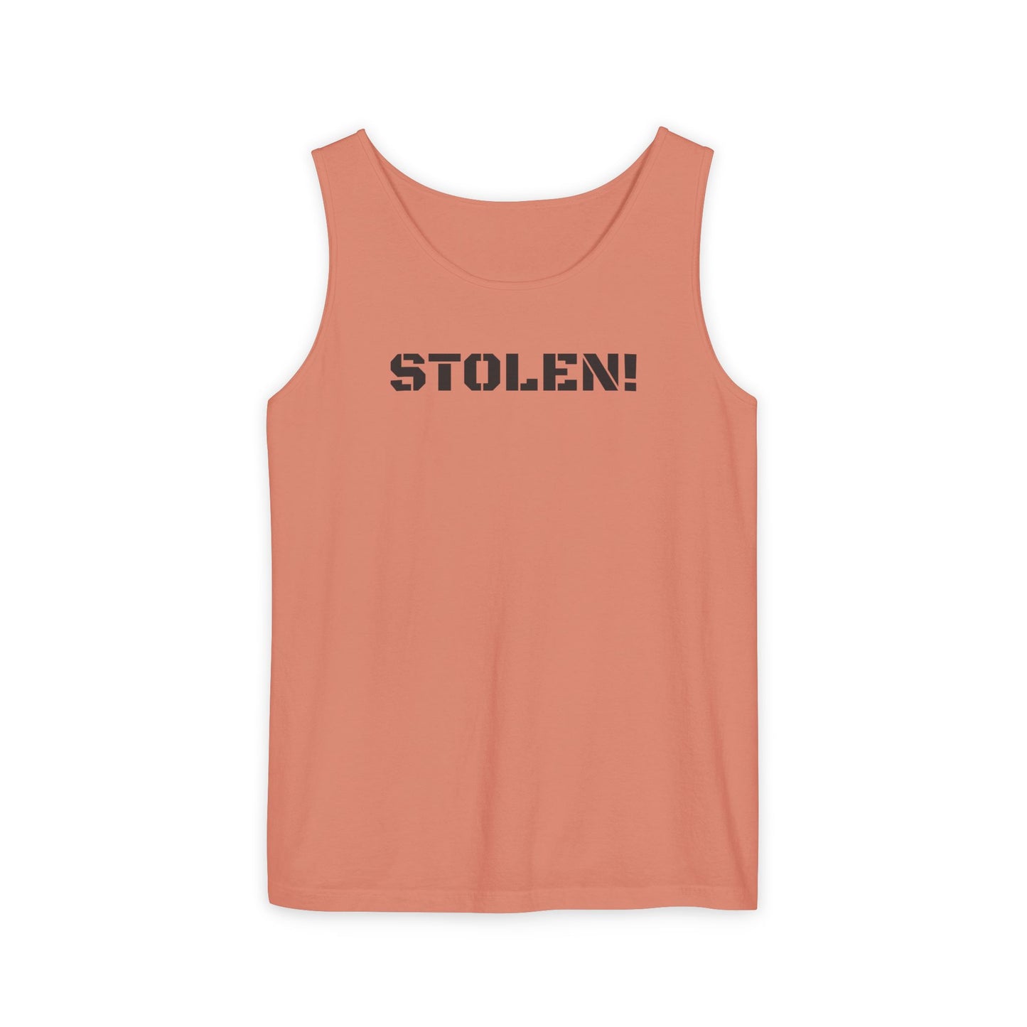 STOLEN! Unisex Garment-Dyed Tank Top - Casual Summer Style