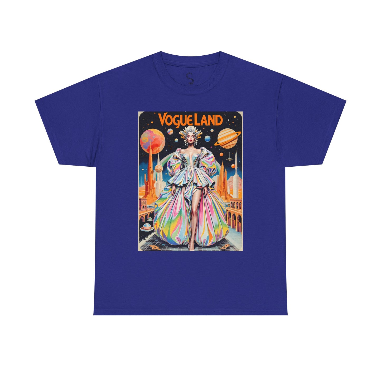 Vogue Land Unisex Heavy Cotton Tee - Colorful Graphic Shirt