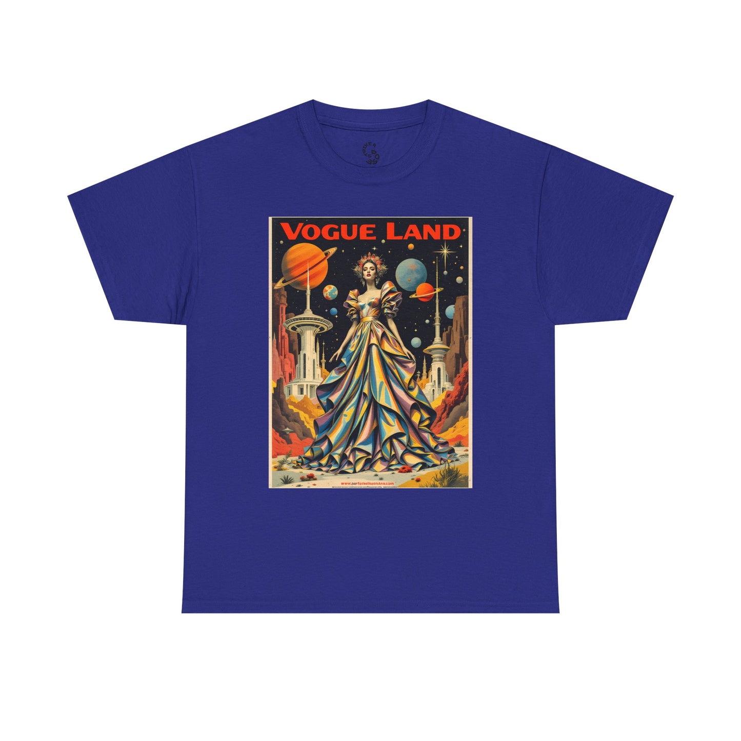 Vogue Land Unisex Heavy Cotton Tee - Colorful Graphic Shirt