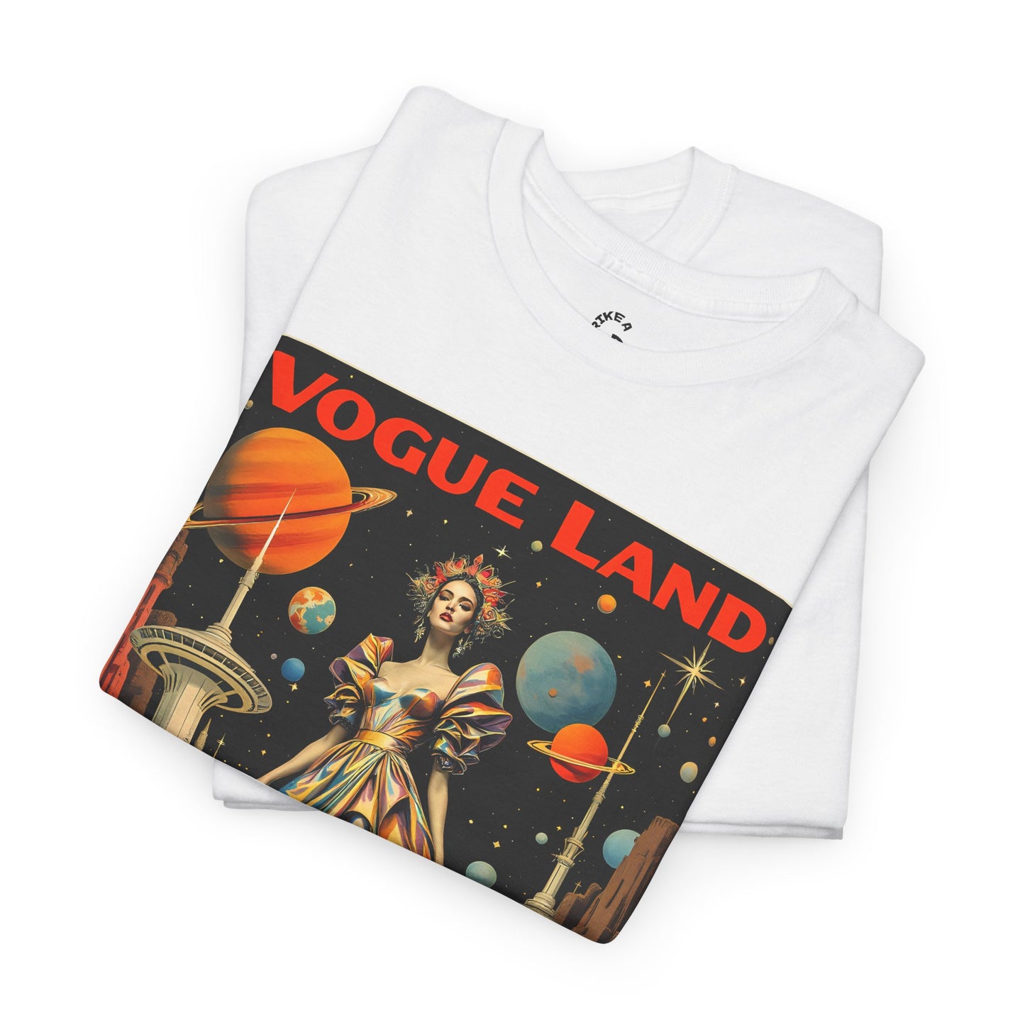 Vogue Land Unisex Heavy Cotton Tee - Colorful Graphic Shirt