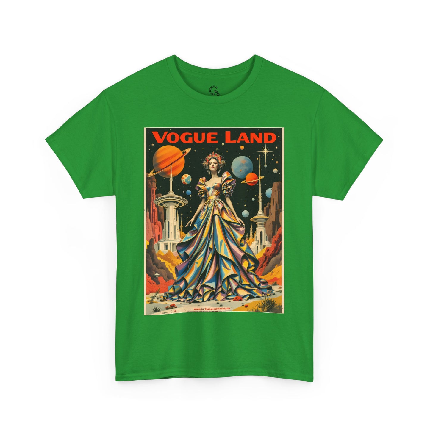 Vogue Land Unisex Heavy Cotton Tee - Colorful Graphic Shirt