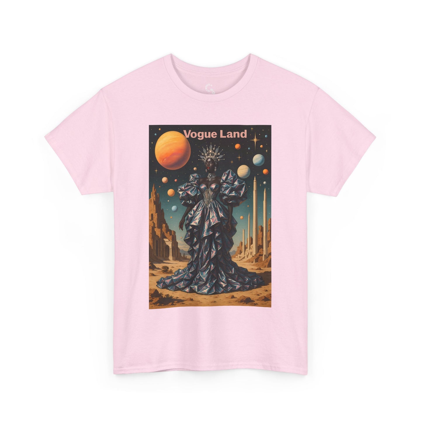 Vogue Land Unisex Heavy Cotton Tee - Colorful Graphic Shirt