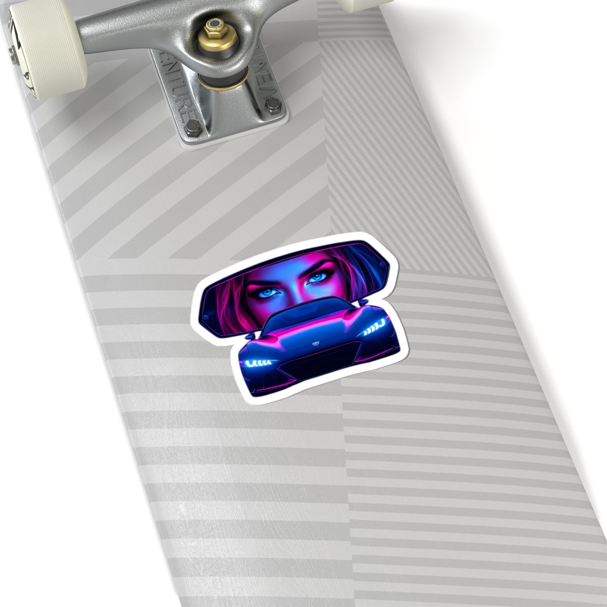Tunnel Vision Kiss-Cut Stickers, Laptop Decals, Car Accessories, Gift for Car Enthusiasts, Cool Aesthetic Decor
