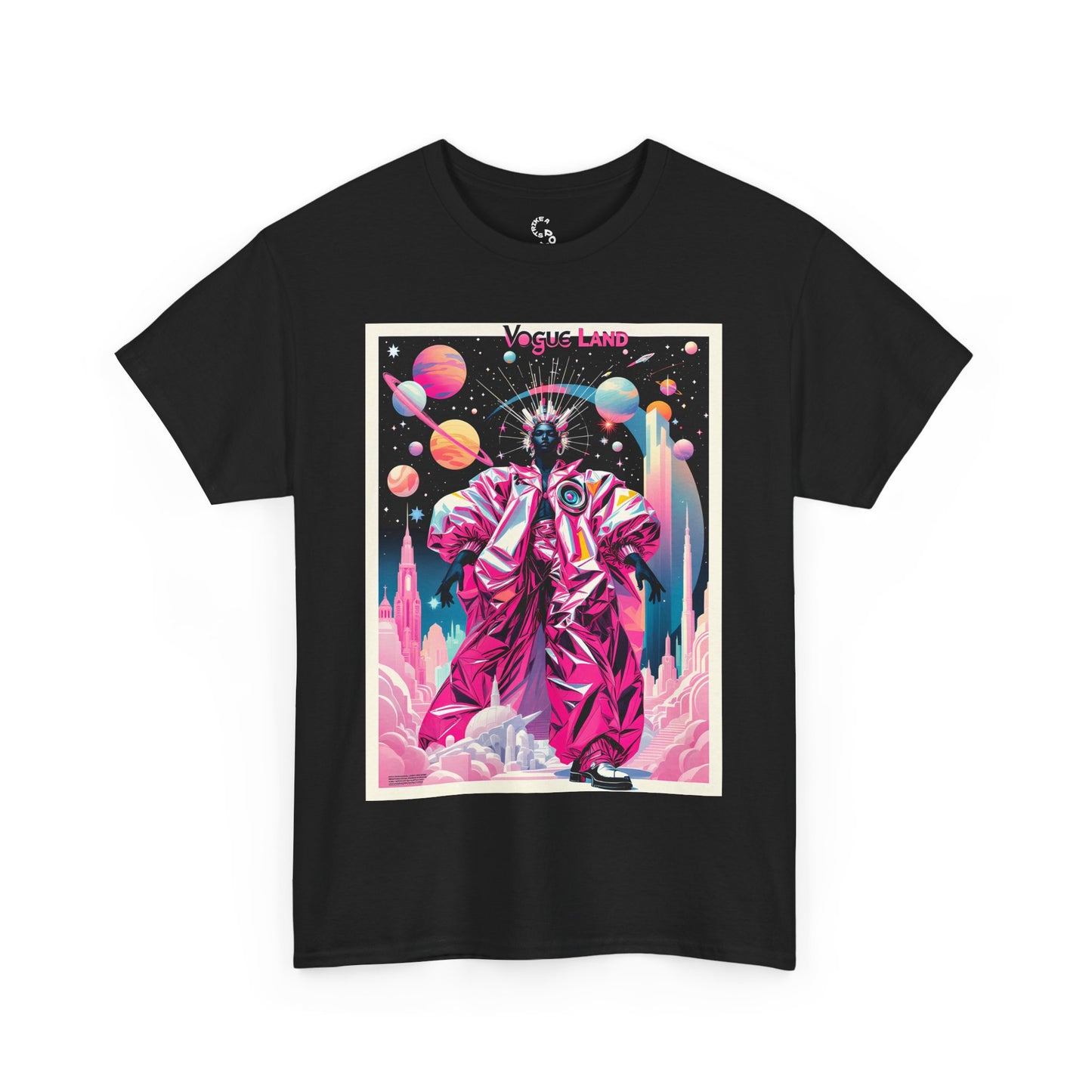 Vogue Land Unisex Heavy Cotton Tee - Colorful Graphic Shirt