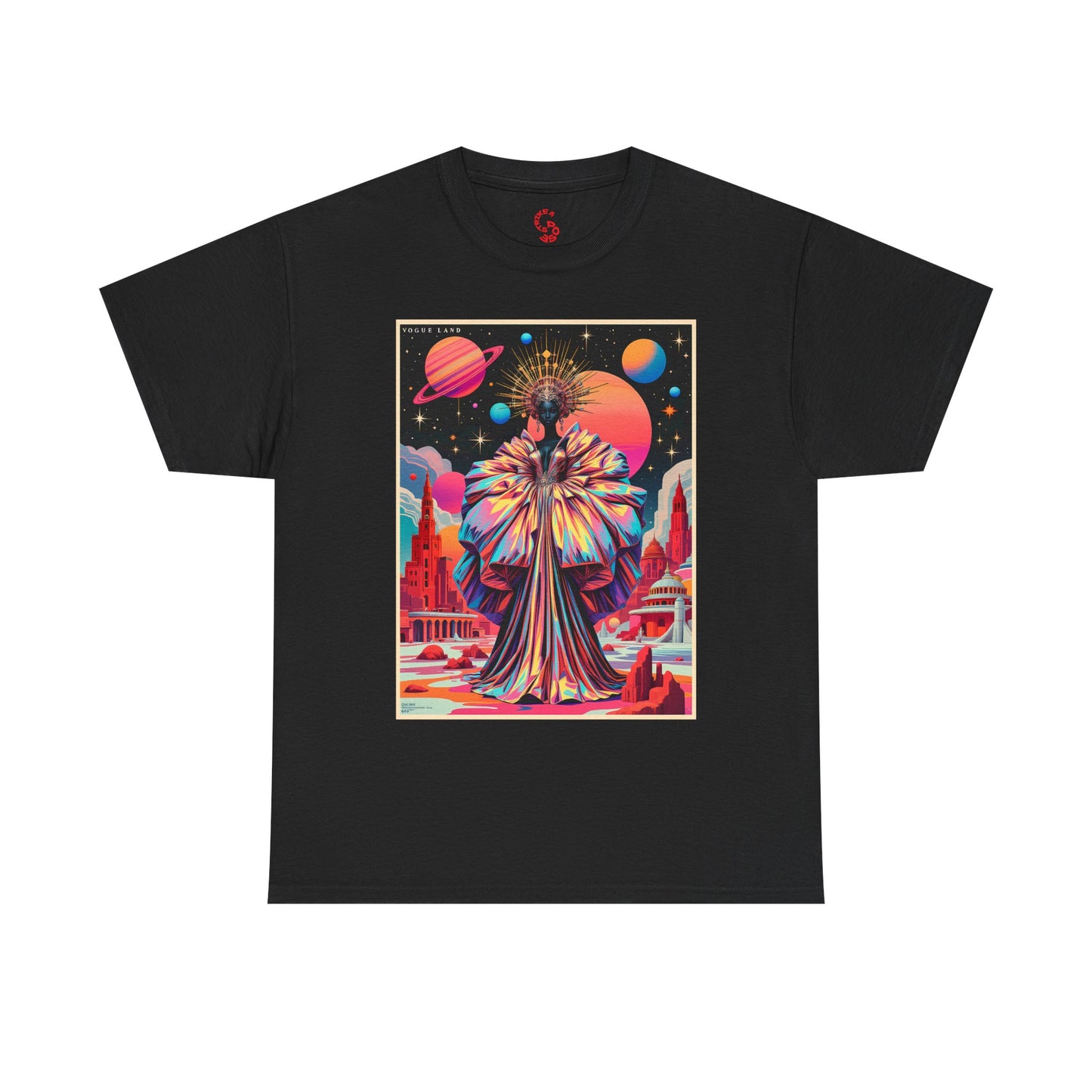 Vogue Land Unisex Heavy Cotton Tee - Colorful Graphic Shirt