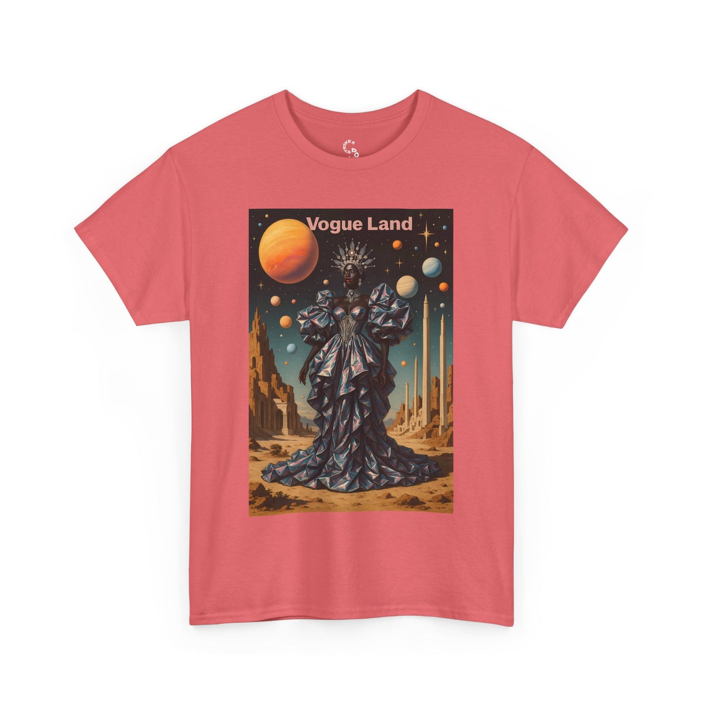 Vogue Land Unisex Heavy Cotton Tee - Colorful Graphic Shirt