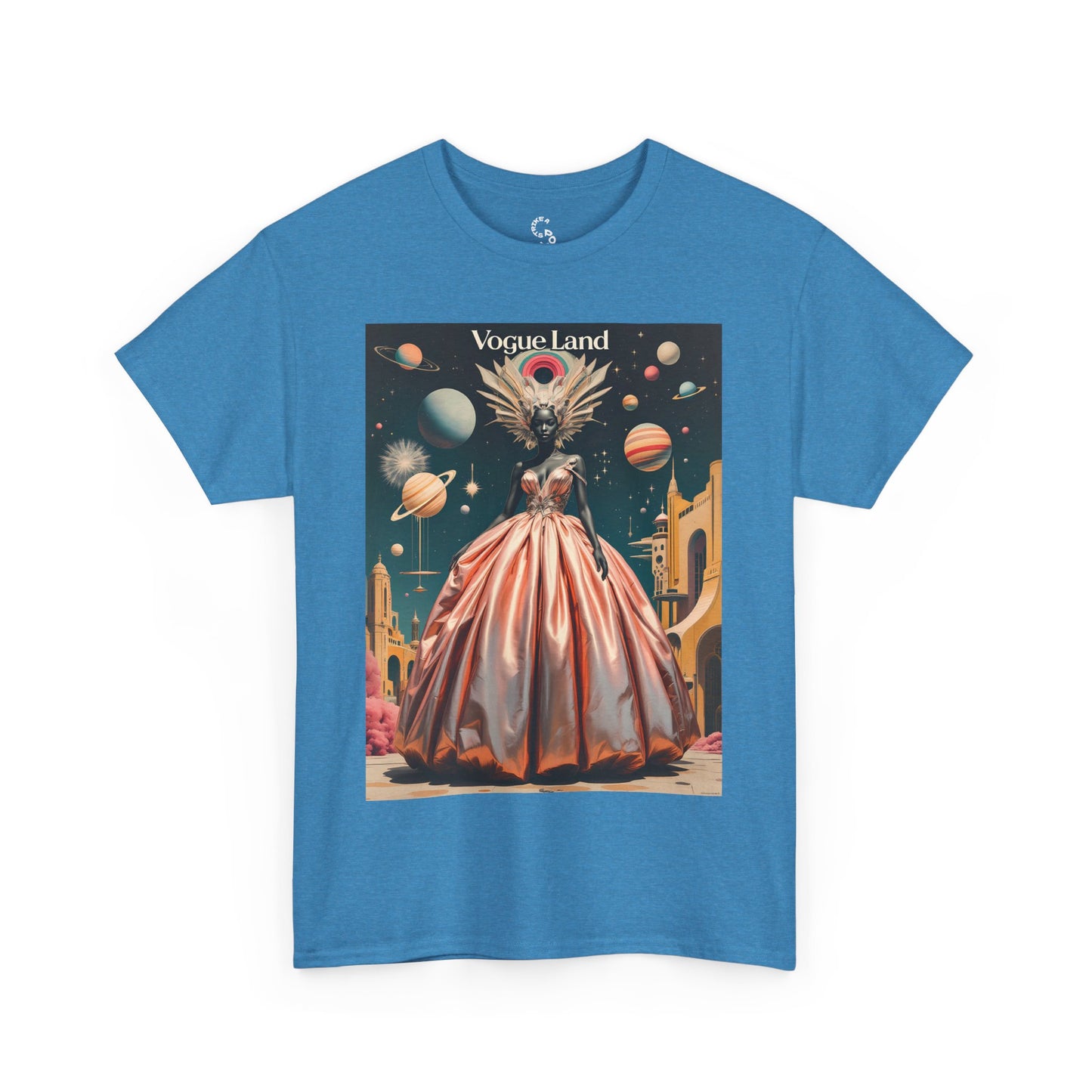 Vogue Land Unisex Heavy Cotton Tee - Colorful Graphic Shirt