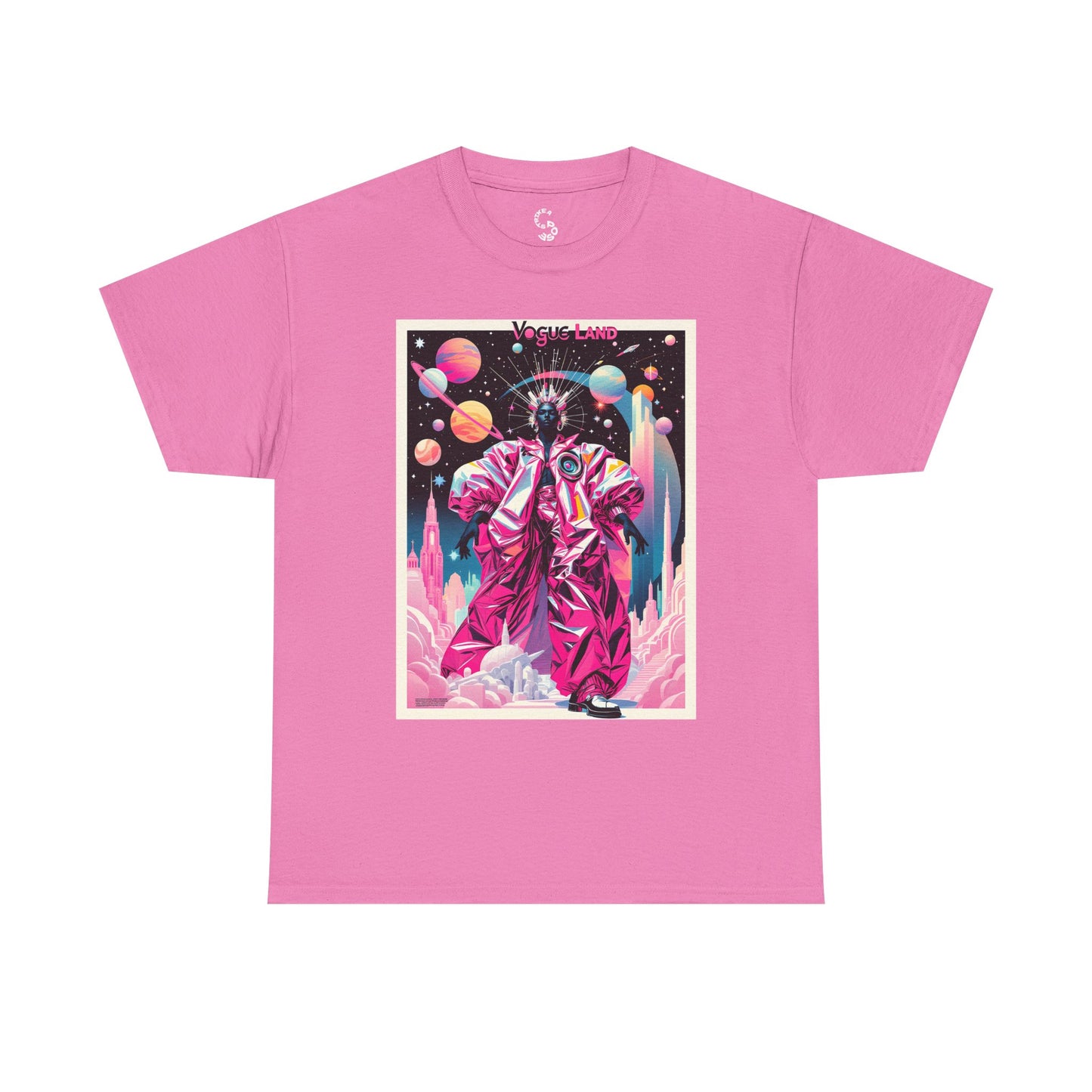 Vogue Land Unisex Heavy Cotton Tee - Colorful Graphic Shirt