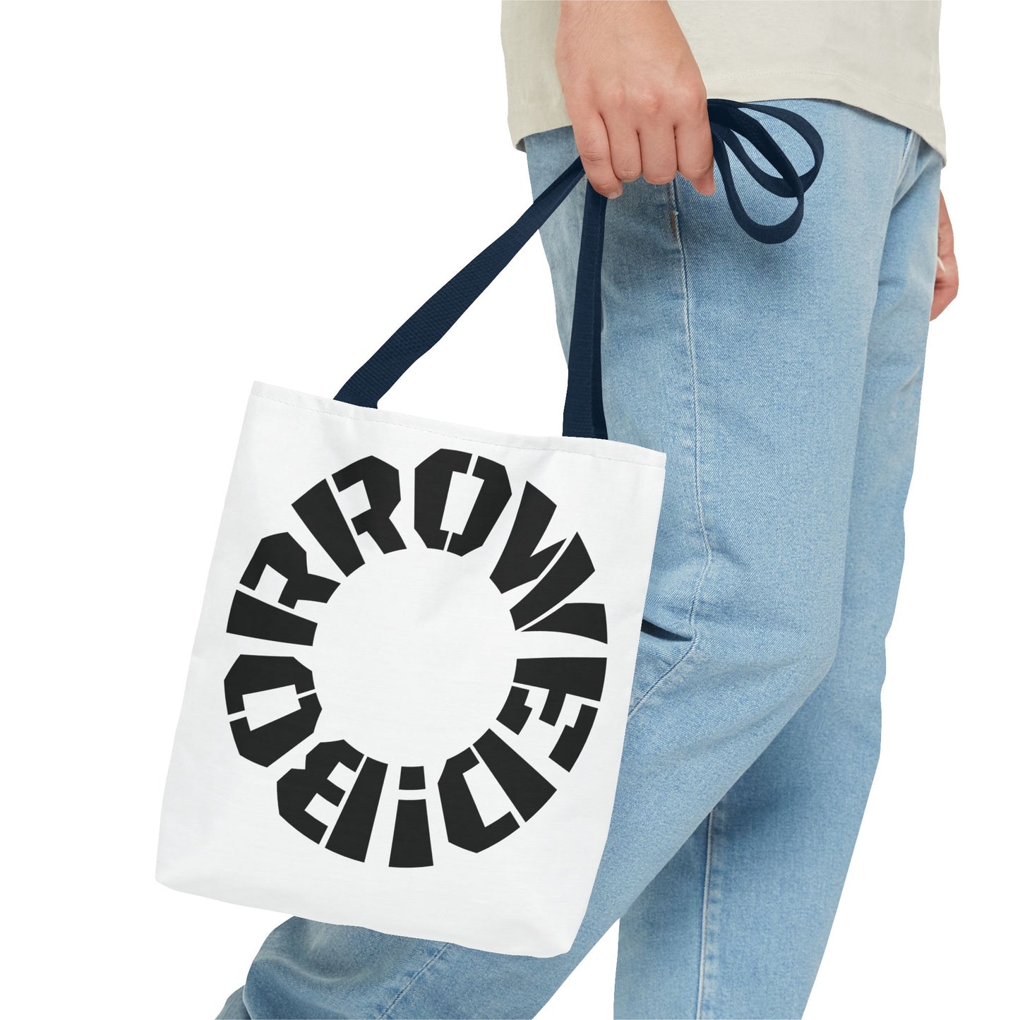 "BORROWED!" Tote Bag (AOP)