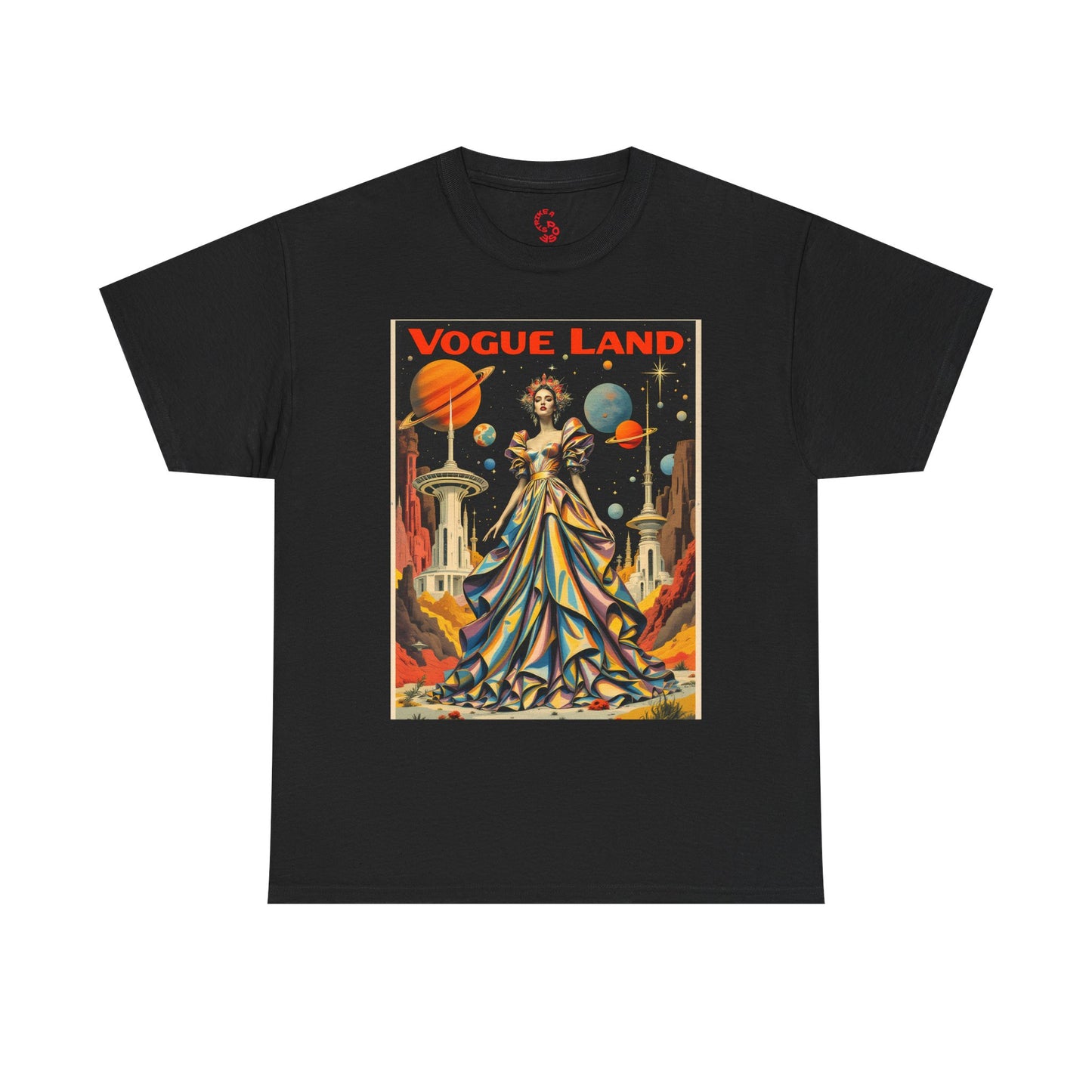 Vogue Land Unisex Heavy Cotton Tee - Colorful Graphic Shirt