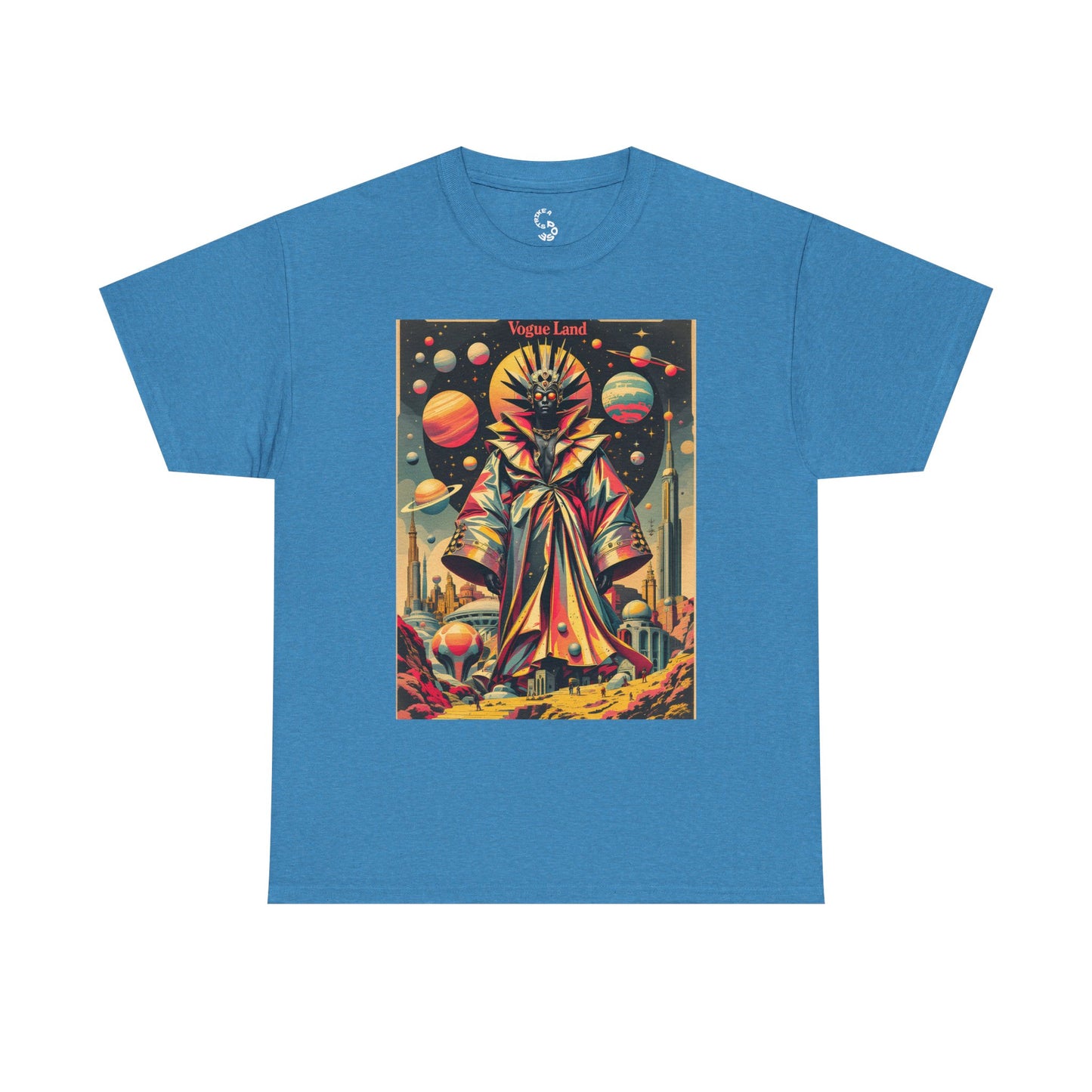 Vogue Land Unisex Heavy Cotton Tee - Colorful Graphic Shirt