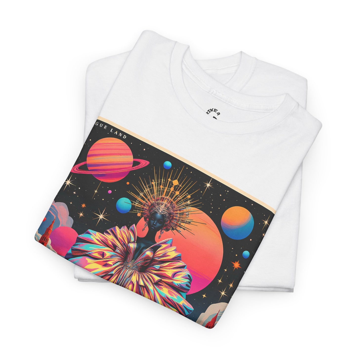 Vogue Land Unisex Heavy Cotton Tee - Colorful Graphic Shirt