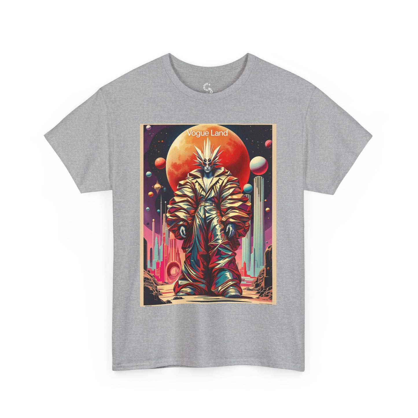 Vogue Land Unisex Heavy Cotton Tee - Colorful Graphic Shirt