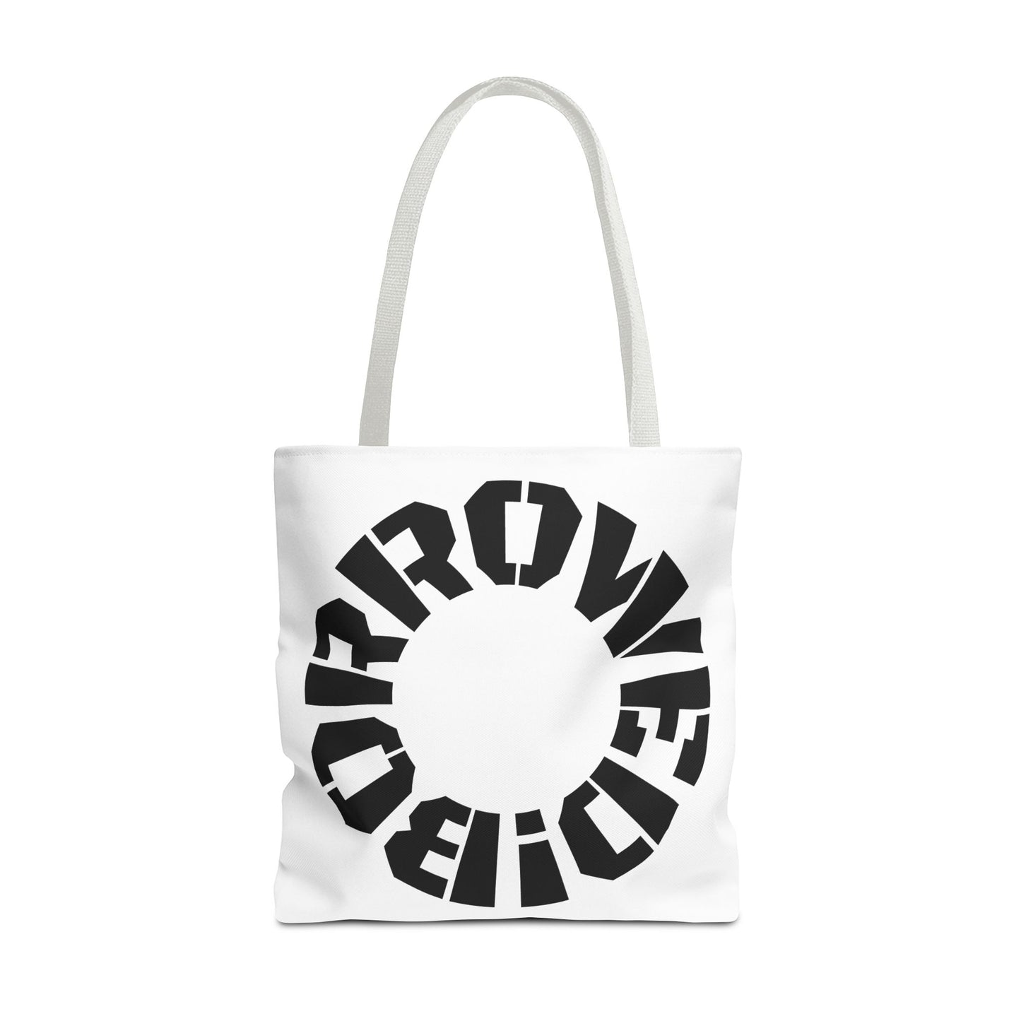 "BORROWED!" Tote Bag (AOP)