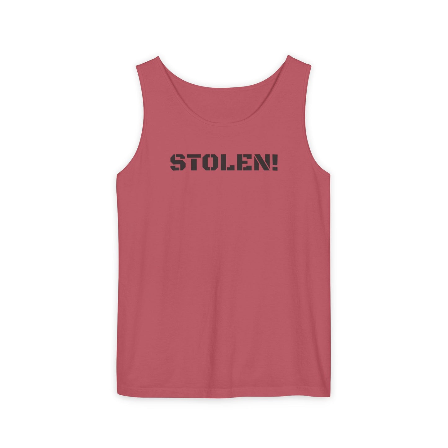 STOLEN! Unisex Garment-Dyed Tank Top - Casual Summer Style
