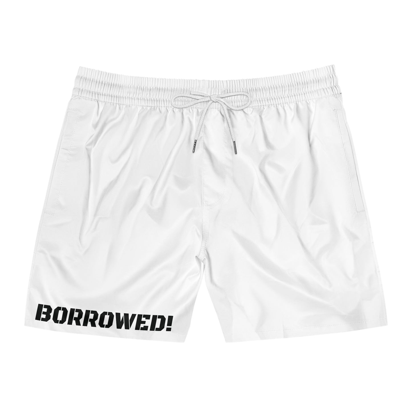 BORROWED! Men's Mid-Length Swim Shorts (AOP)