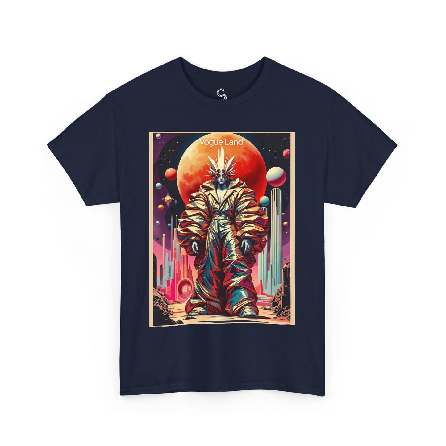 Vogue Land Unisex Heavy Cotton Tee - Colorful Graphic Shirt