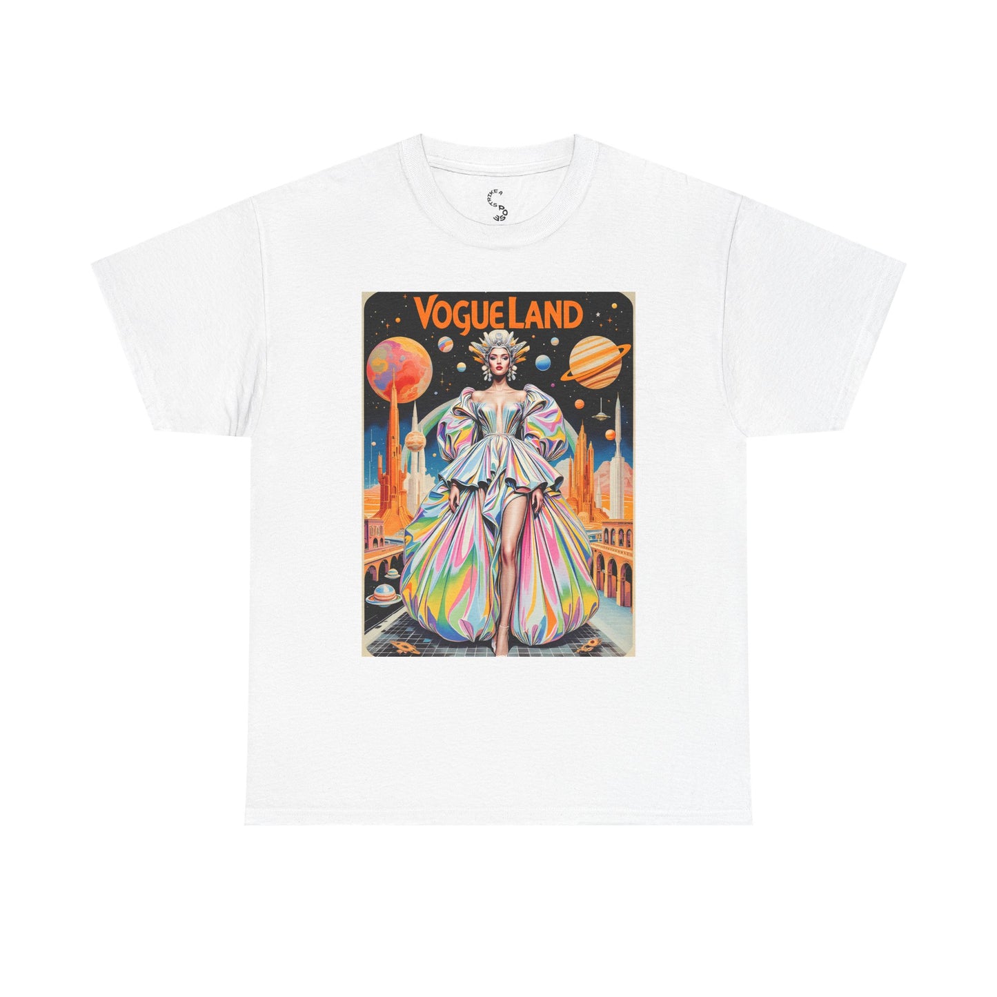 Vogue Land Unisex Heavy Cotton Tee - Colorful Graphic Shirt