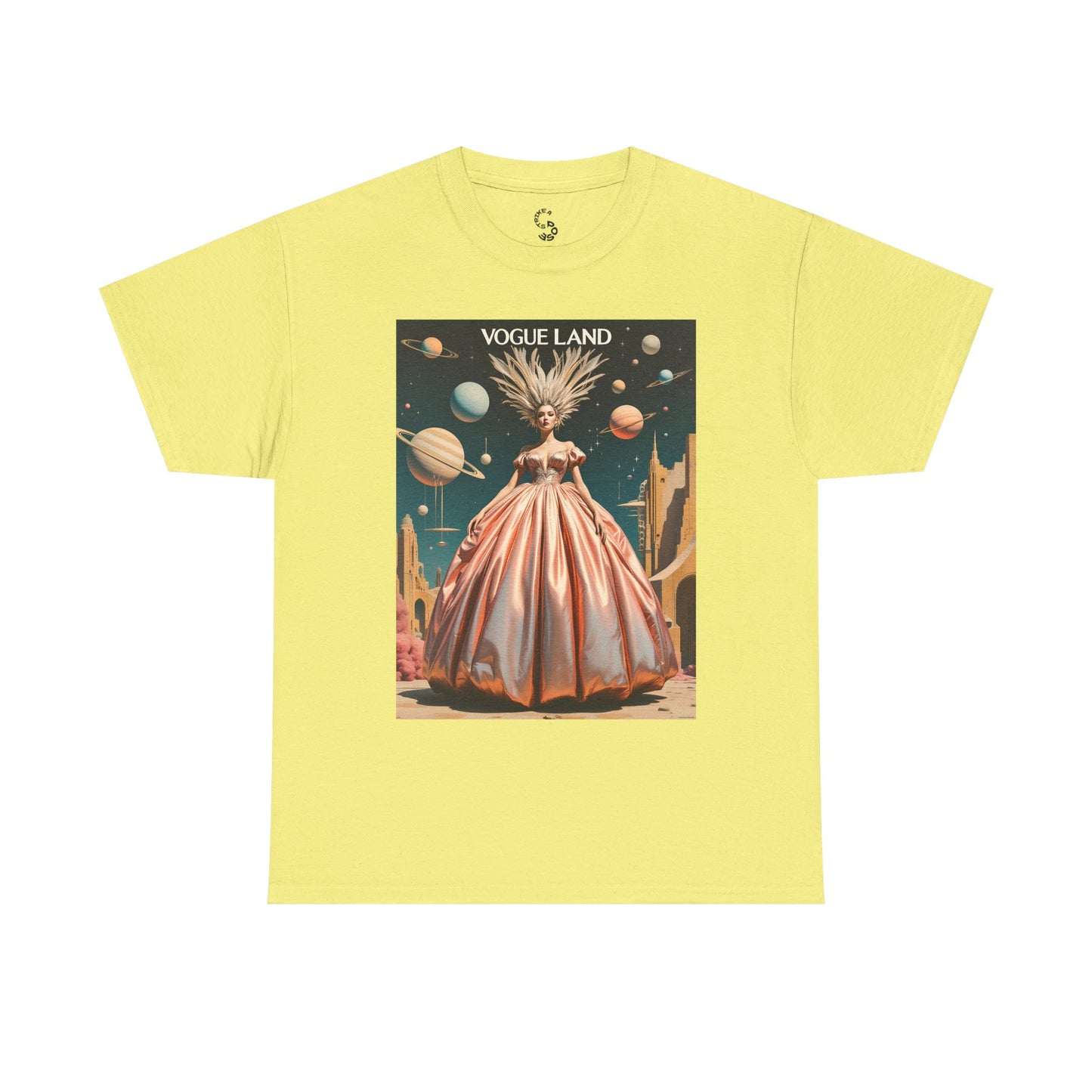 Vogue Land Unisex Heavy Cotton Tee - Colorful Graphic Shirt