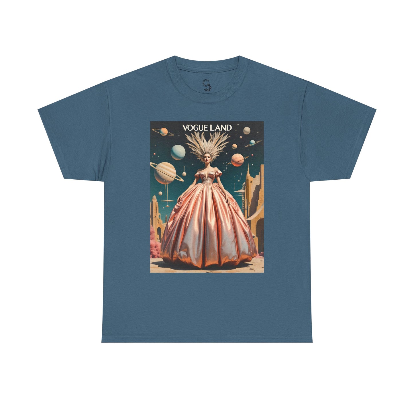 Vogue Land Unisex Heavy Cotton Tee - Colorful Graphic Shirt
