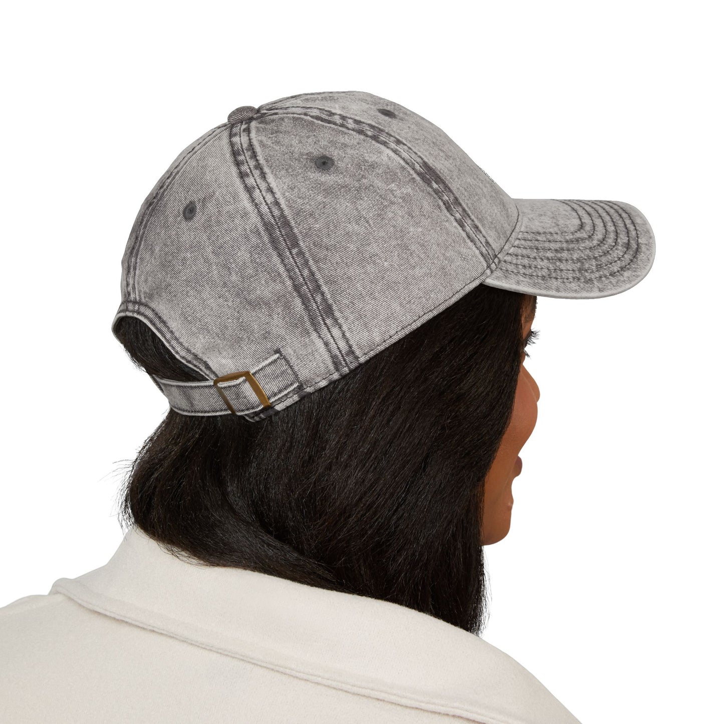 Vintage - 'VOGUE FOR BREAKFAST' Embroidered Adjustable Hat